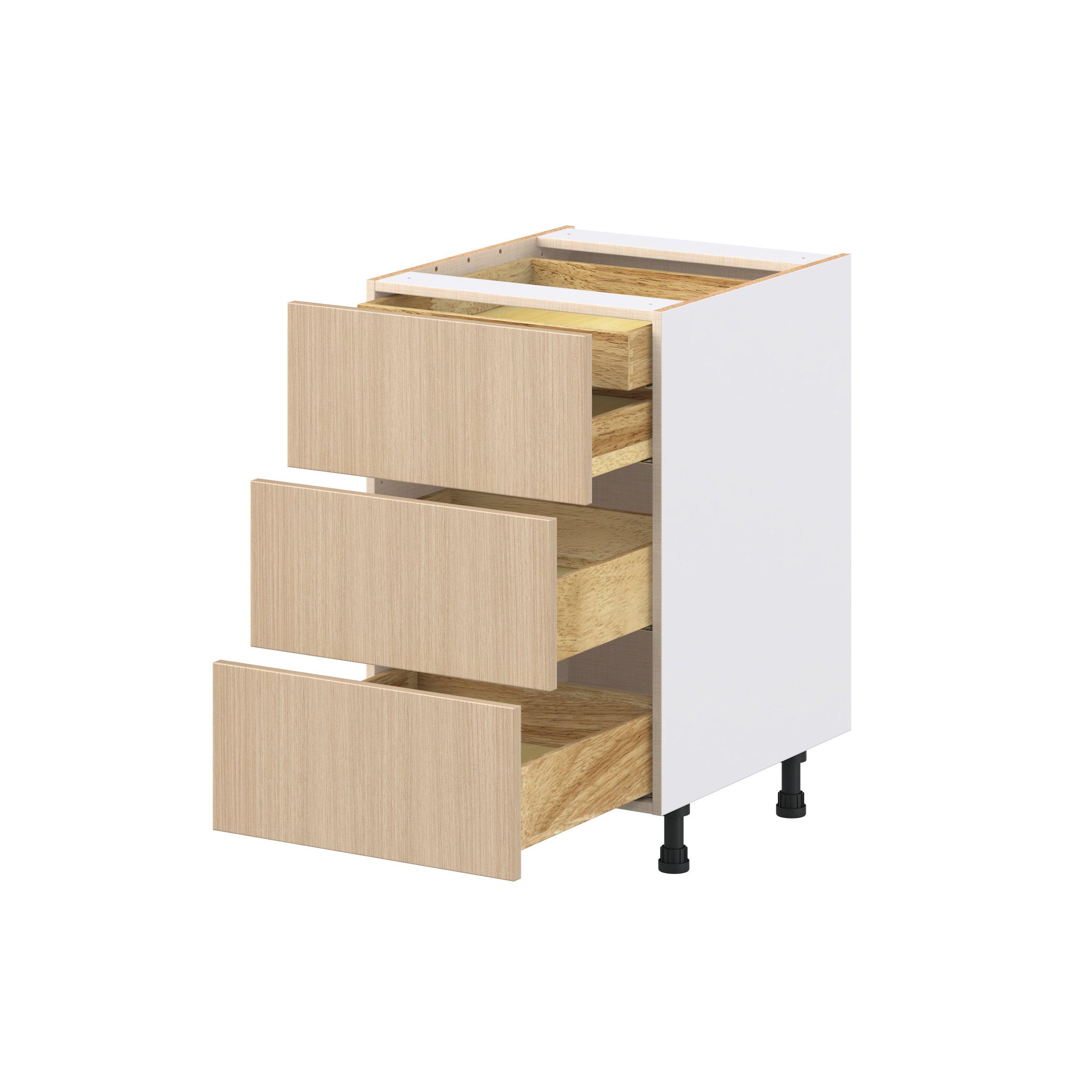 Glenwood 21 in. Mojavi Oak Base Cabinet with Inner Pull-Out Drawer