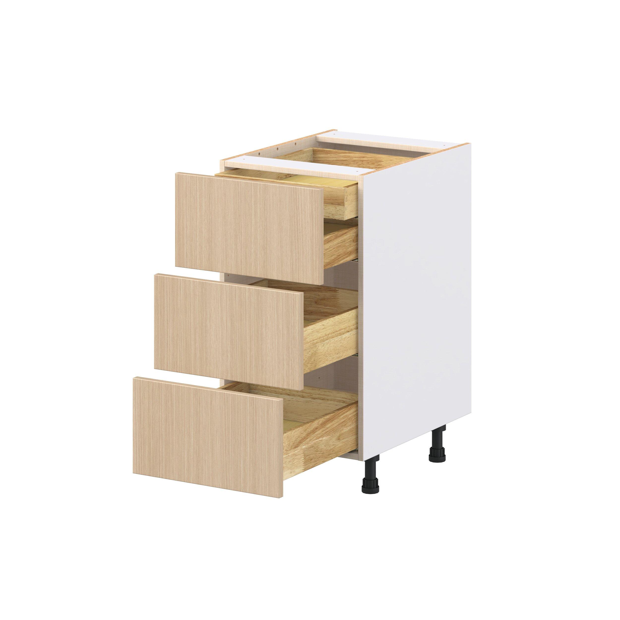 Glenwood 18 in. Mojavi Oak Base Cabinet with Inner Pull-Out Drawer