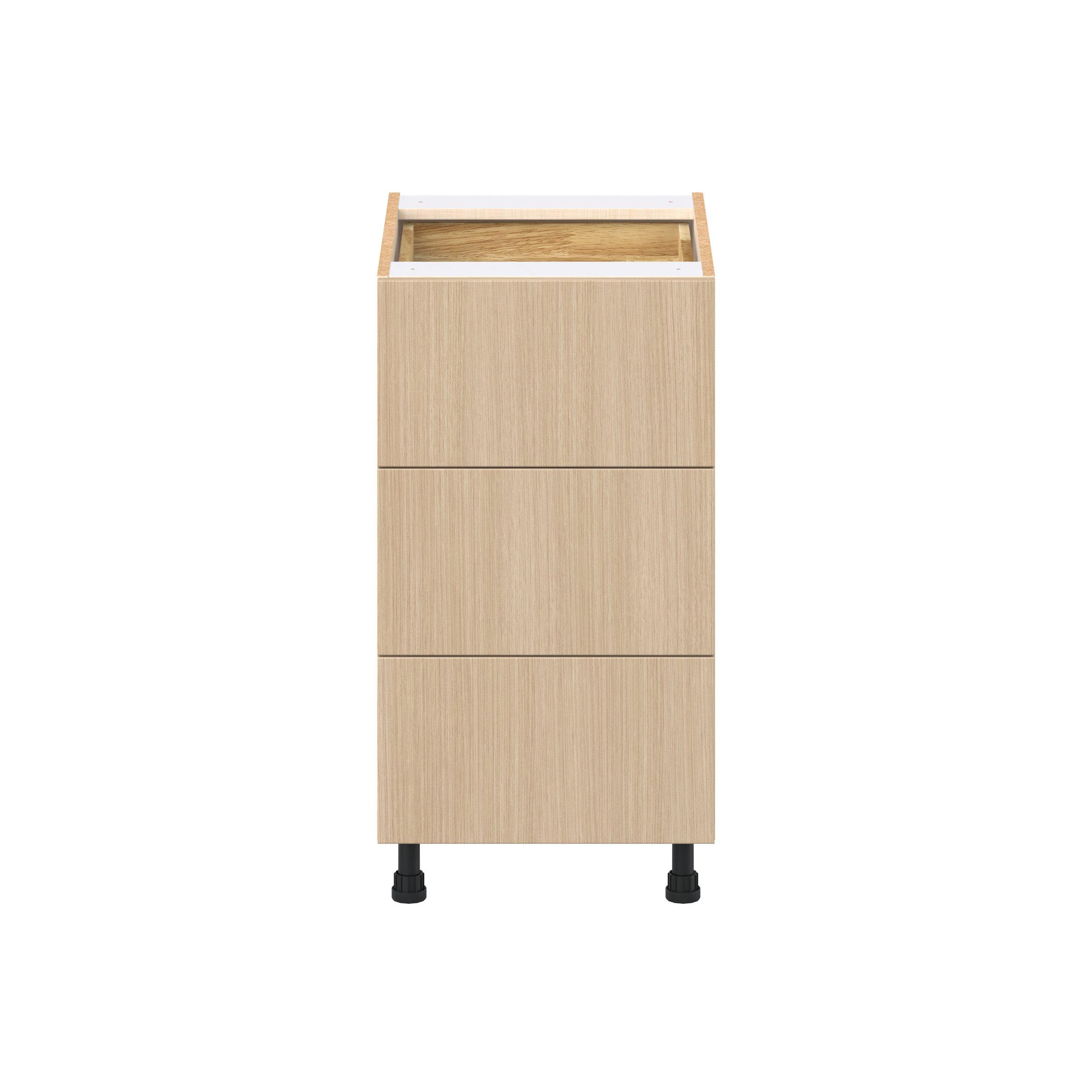 Glenwood 18 in. Mojavi Oak Base Cabinet with Inner Pull-Out Drawer