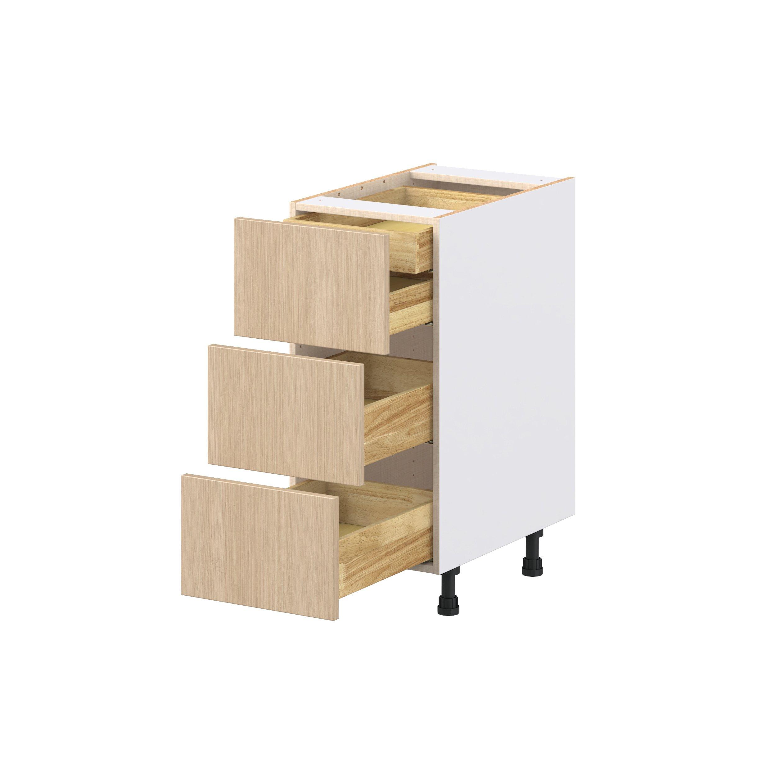 Glenwood 15 in. Mojavi Oak Base Cabinet with Inner Pull-Out Drawer