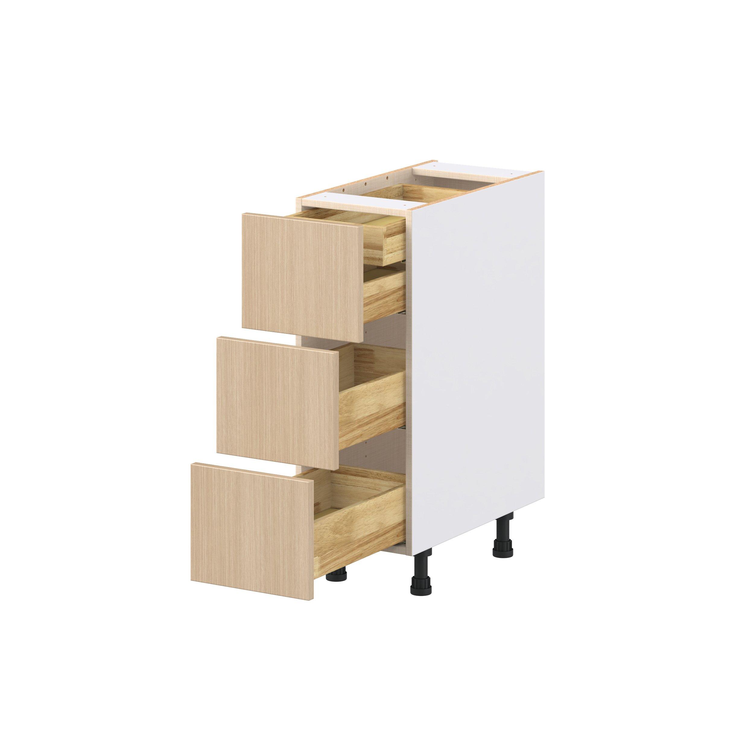 Glenwood 12 in. Mojavi Oak Base Cabinet with Inner Pull-Out Drawer