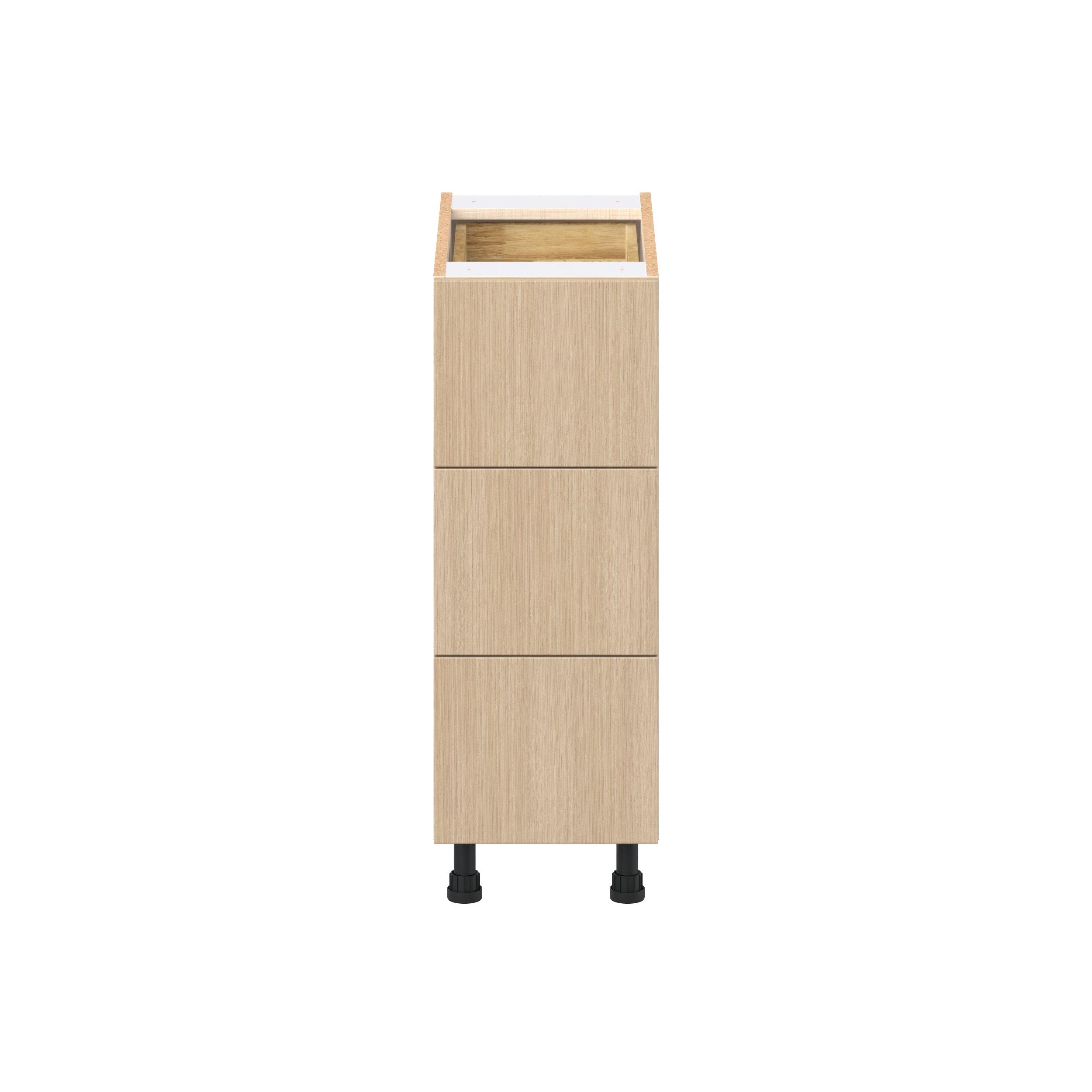 Glenwood 12 in. Mojavi Oak Base Cabinet with Inner Pull-Out Drawer