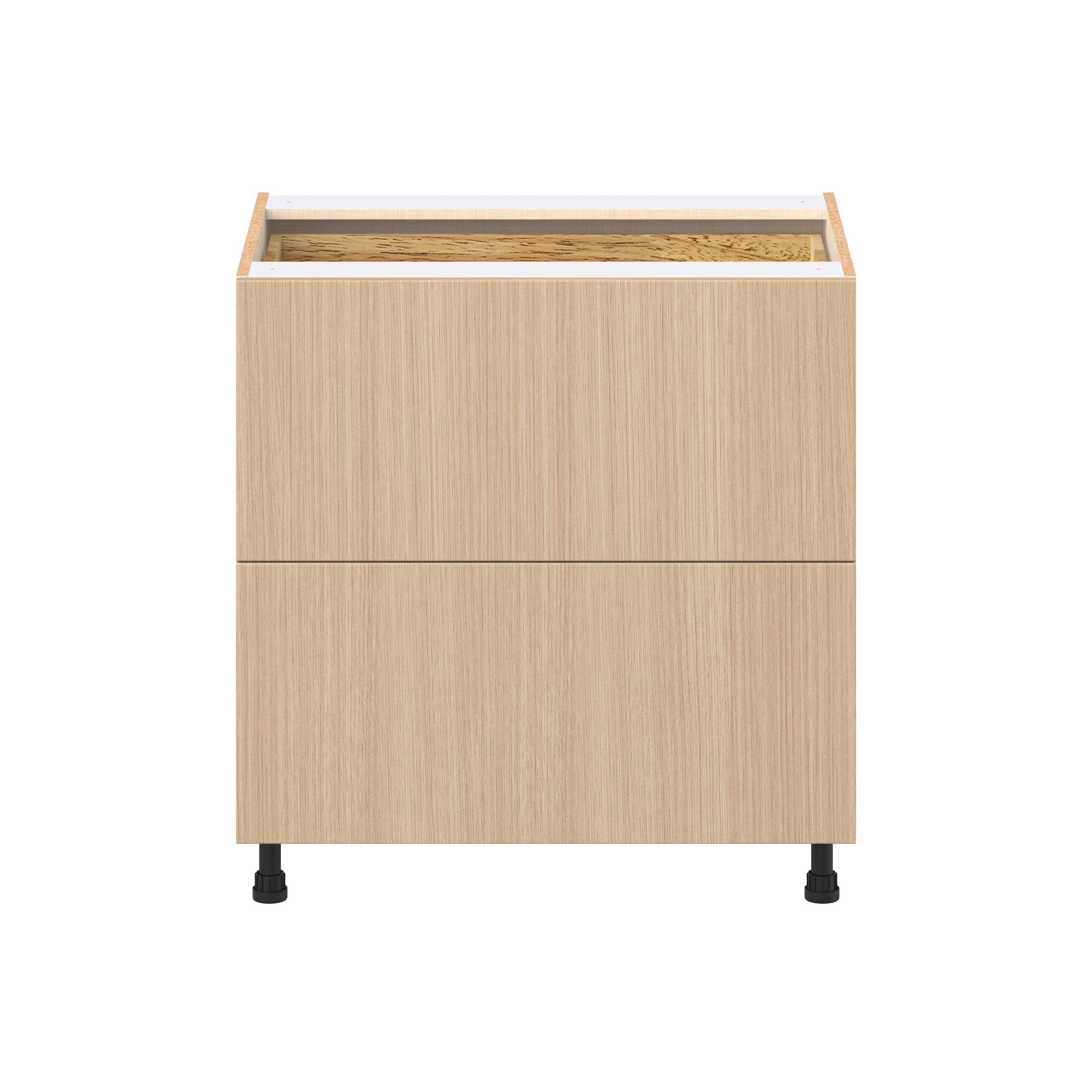 Glenwood 33 in. Mojavi Oak Base Cabinet with Inner Pull-Out Drawer