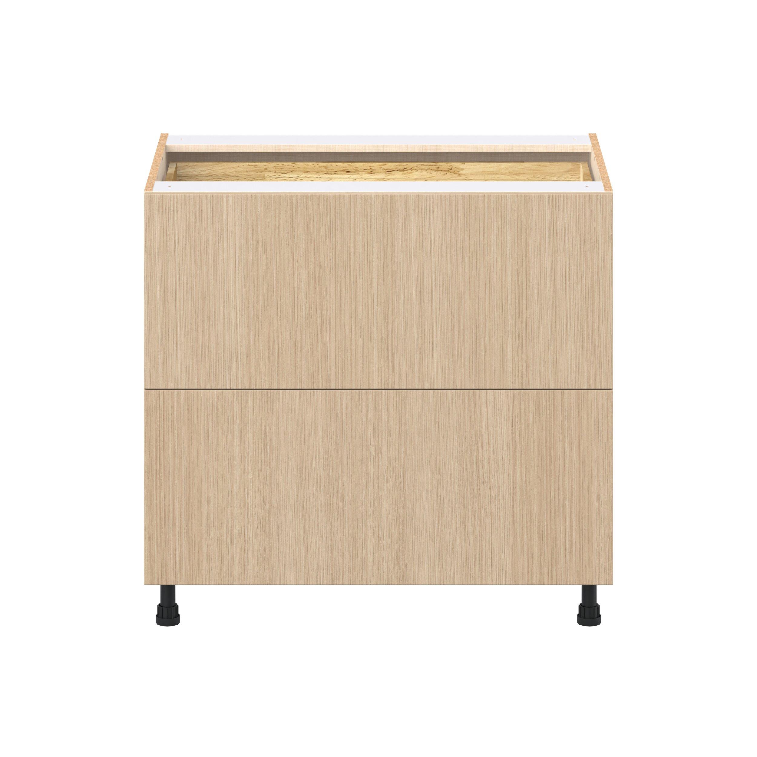 Glenwood 36 in. Mojavi Oak Base Cabinet with Inner Pull-Out Drawer