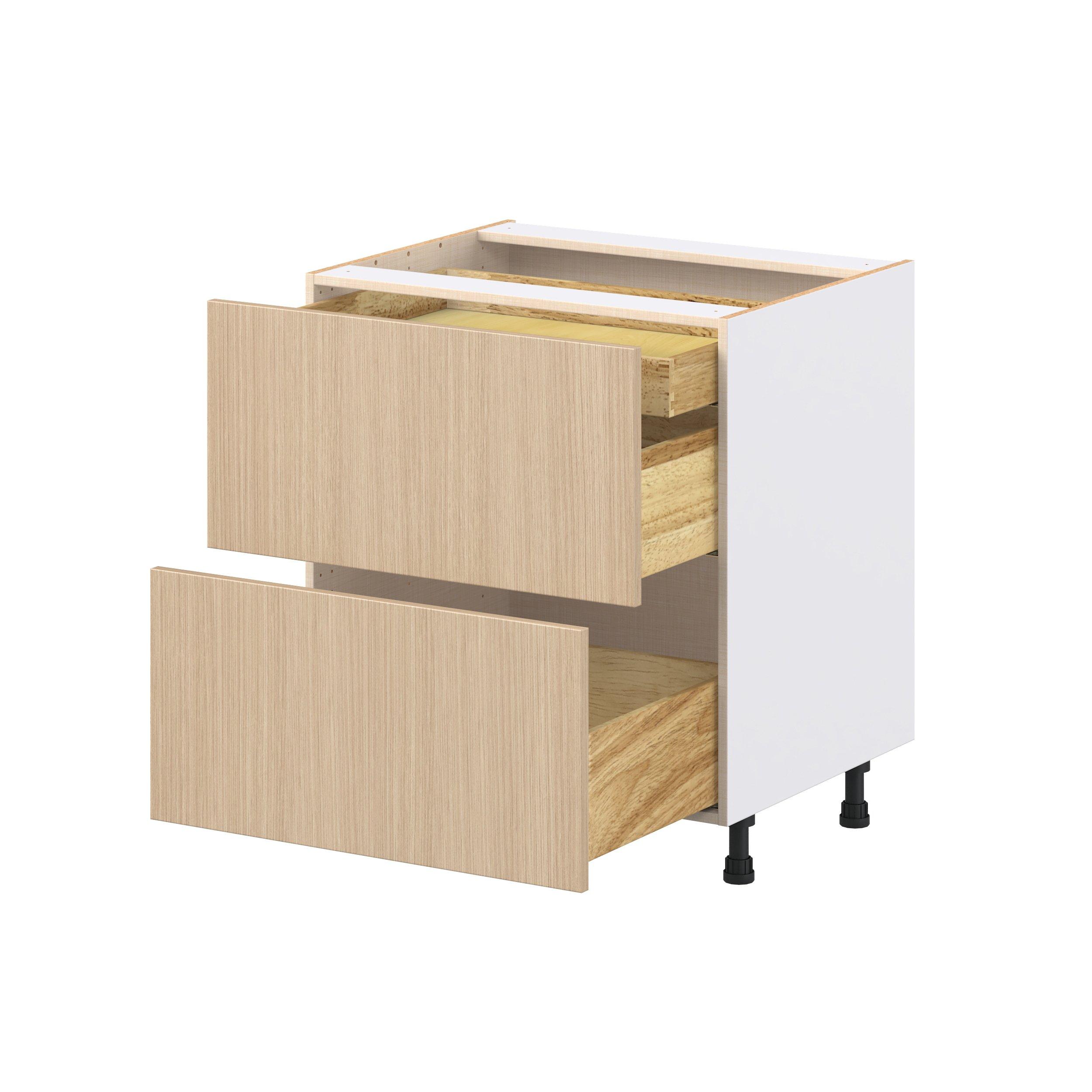 Glenwood 30 in. Mojavi Oak Base Cabinet with Inner Pull-Out Drawer