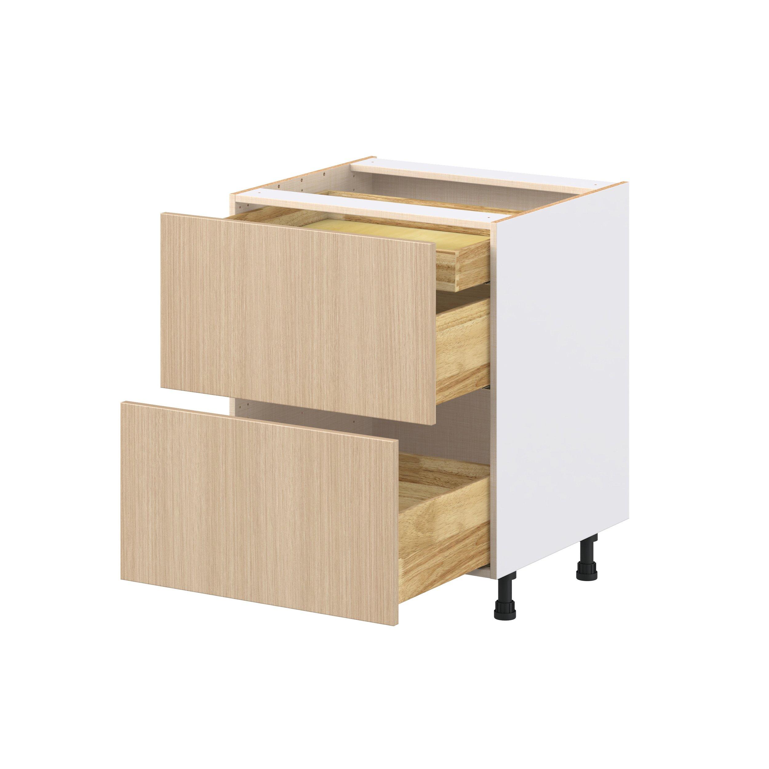 Glenwood 27 in. Mojavi Oak Base Cabinet with Inner Pull-Out Drawer