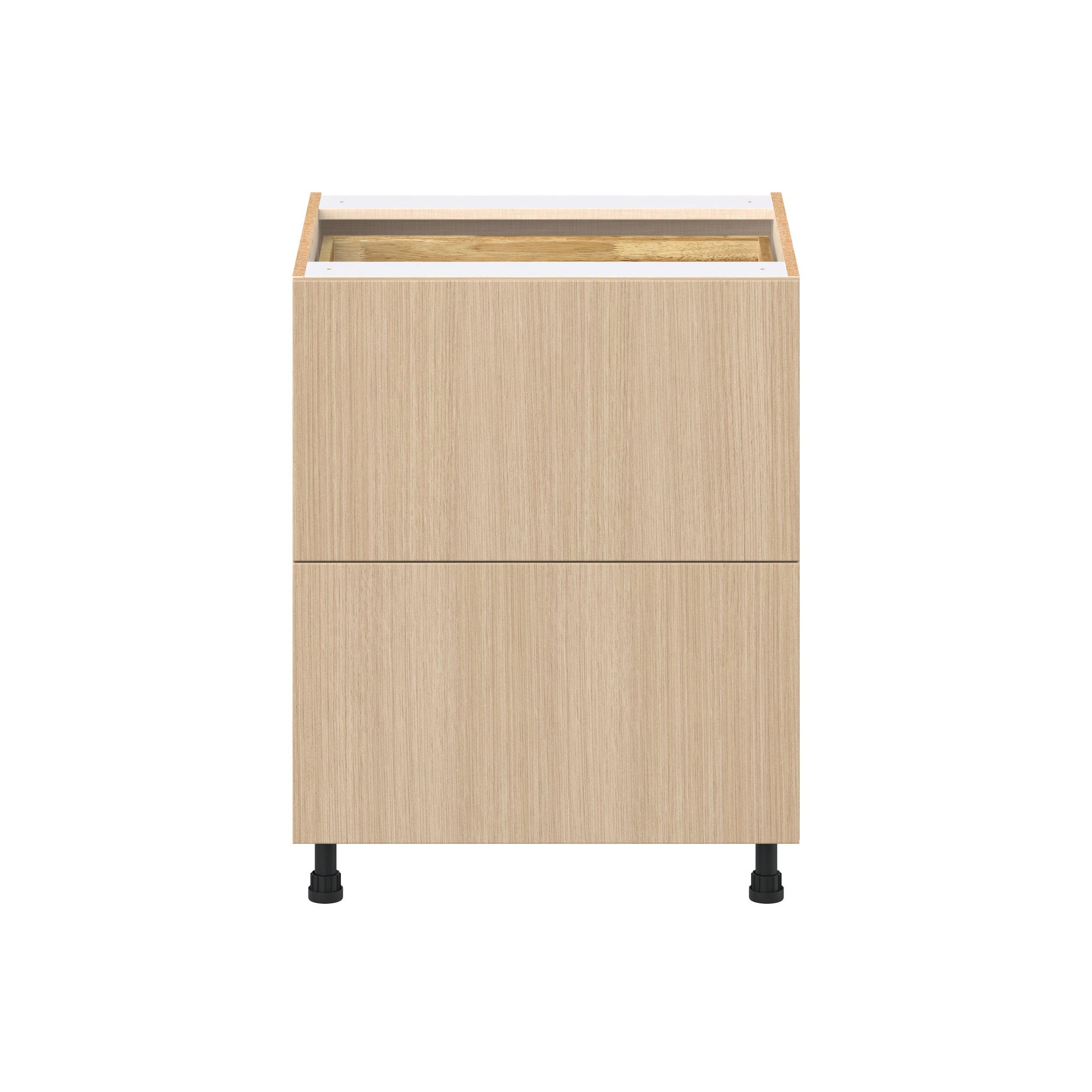 Glenwood 27 in. Mojavi Oak Base Cabinet with Inner Pull-Out Drawer