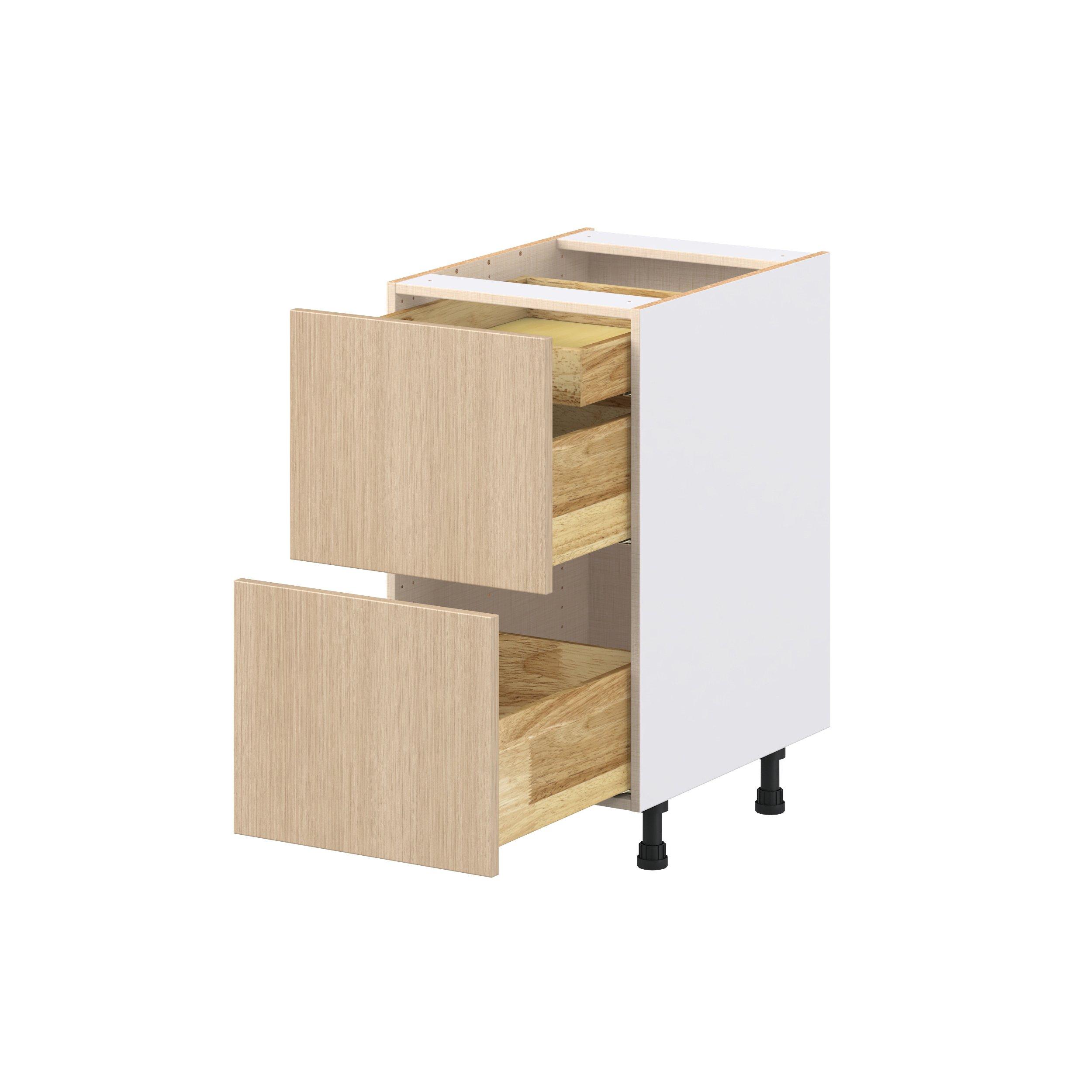 Glenwood 18 in. Mojavi Oak Base Cabinet with Inner Pull-Out Drawer