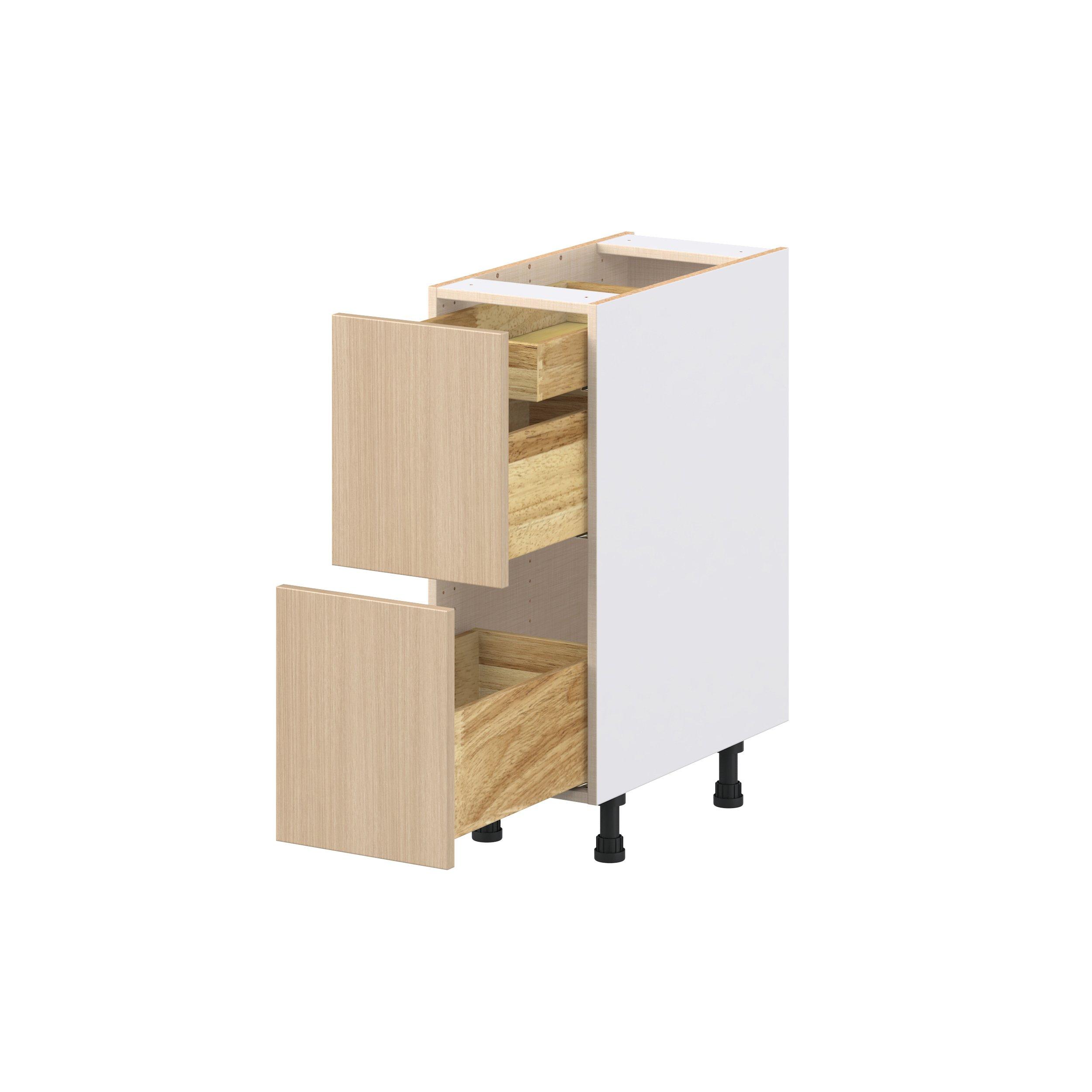 Glenwood 12 in. Mojavi Oak Base Cabinet with Inner Pull-Out Drawer