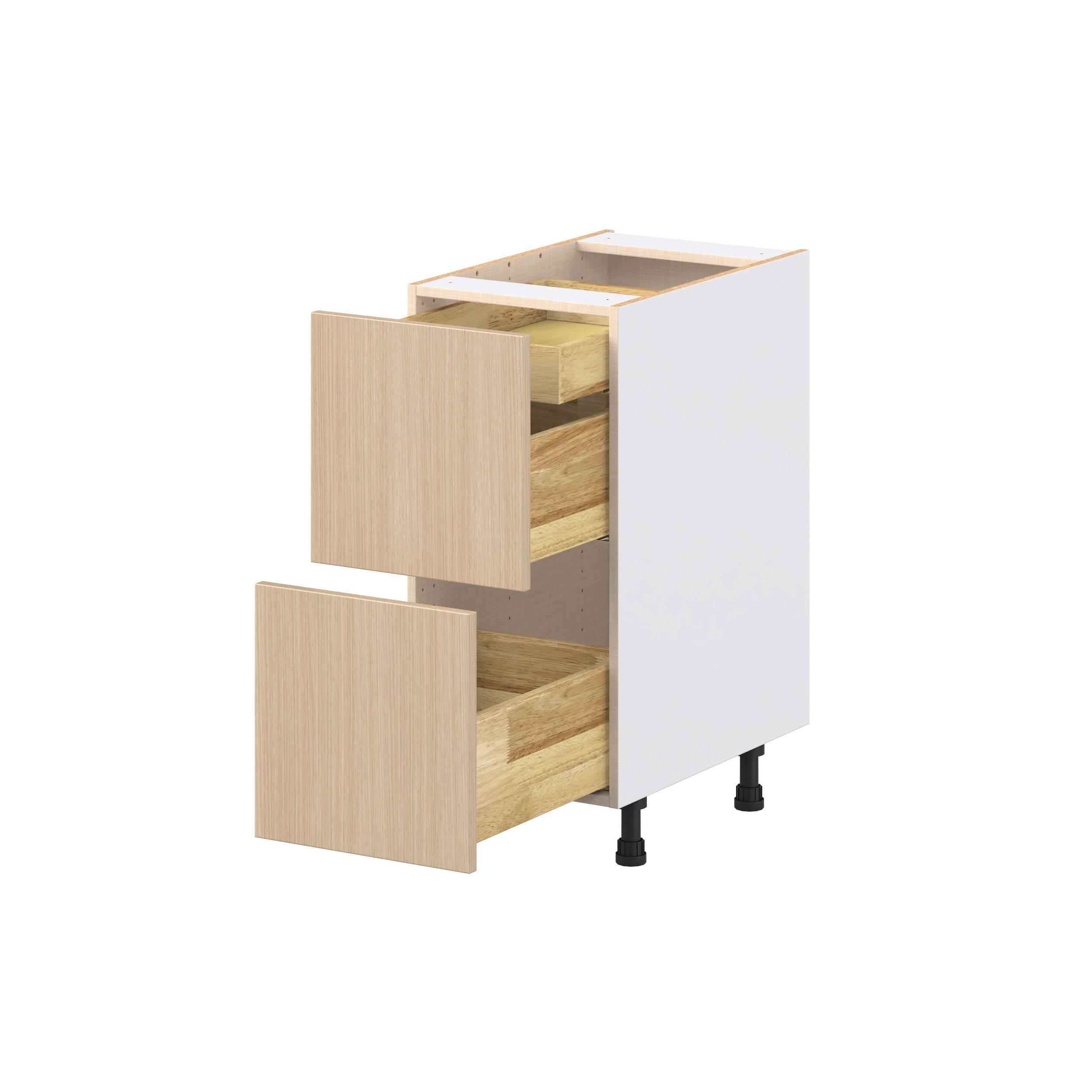 Glenwood 15 in. Mojavi Oak Base Cabinet with Inner Pull-Out Drawer