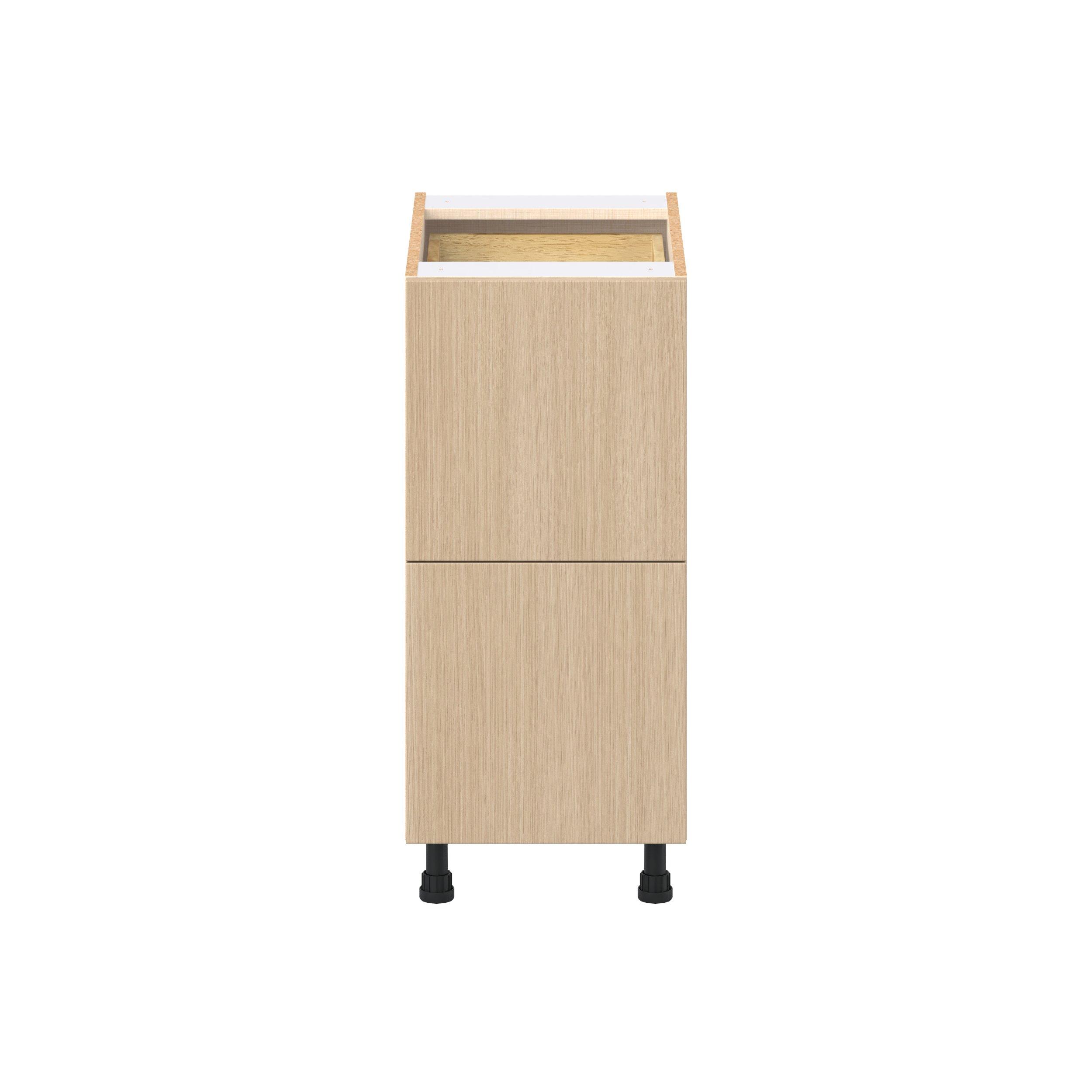 Glenwood 15 in. Mojavi Oak Base Cabinet with Inner Pull-Out Drawer