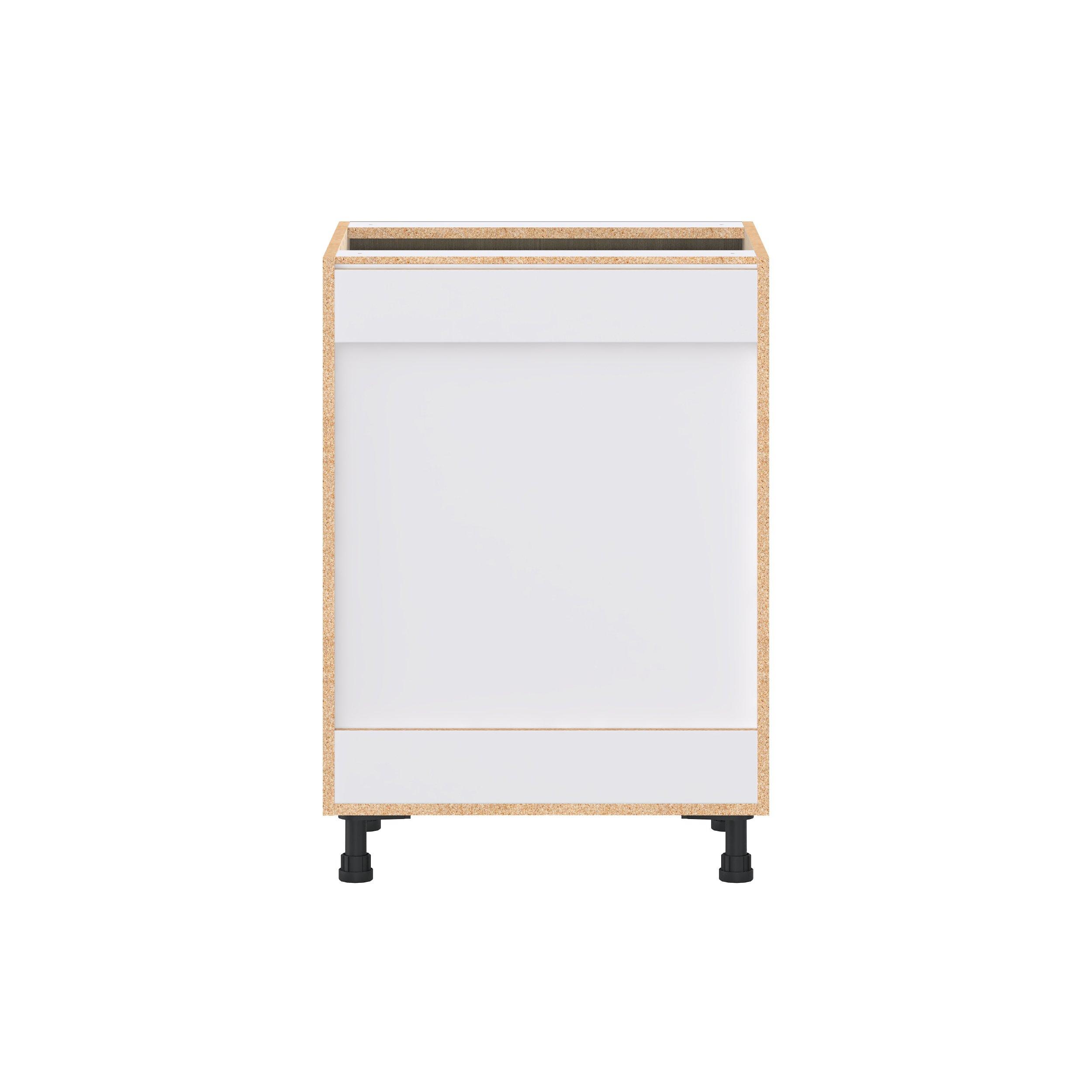 Glenwood 24 in. Burnt Walnut Base Cabinet with Inner Pull-Out Drawer
