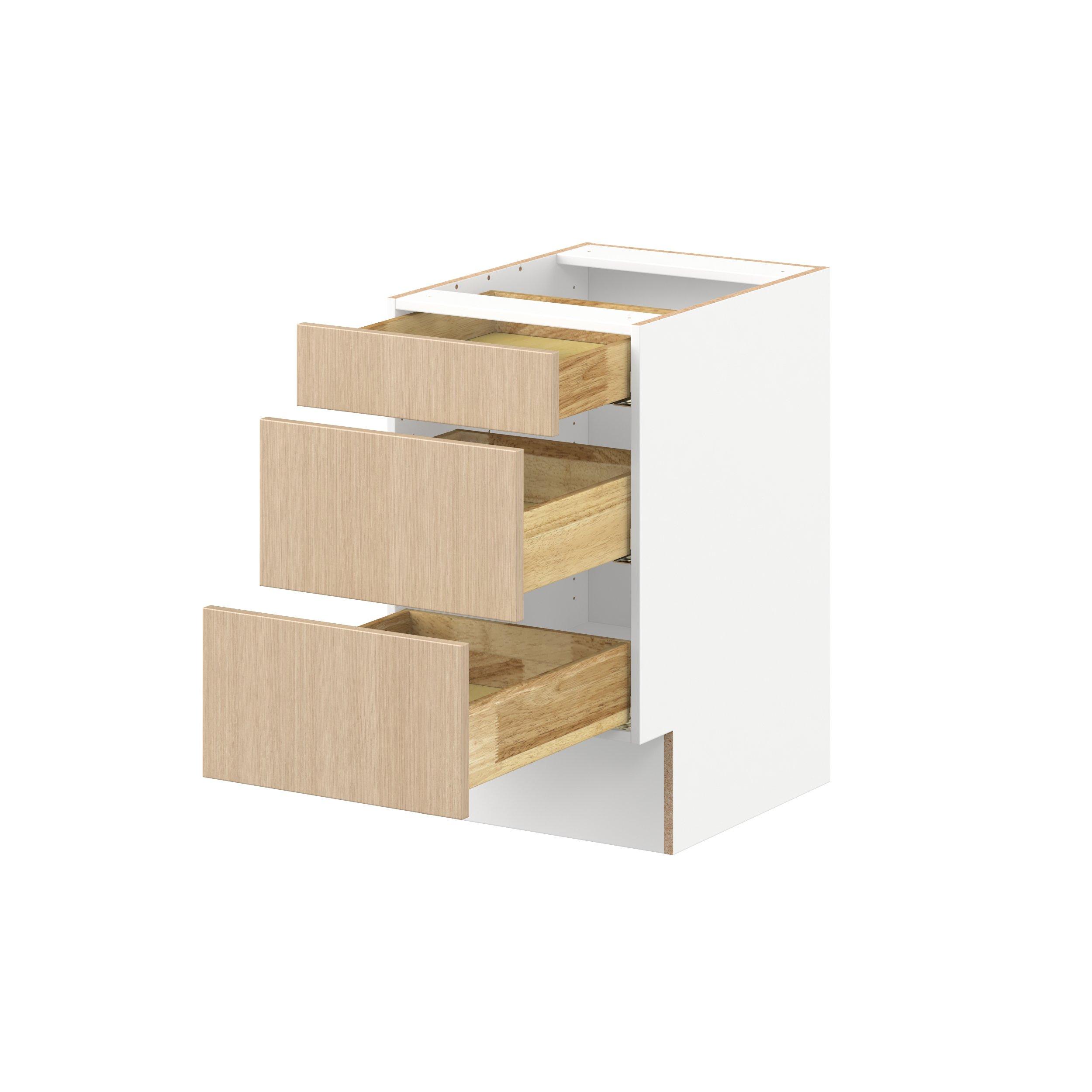 Glenwood 18 in. Mojavi Oak Drawer Base Cabinet - ADA