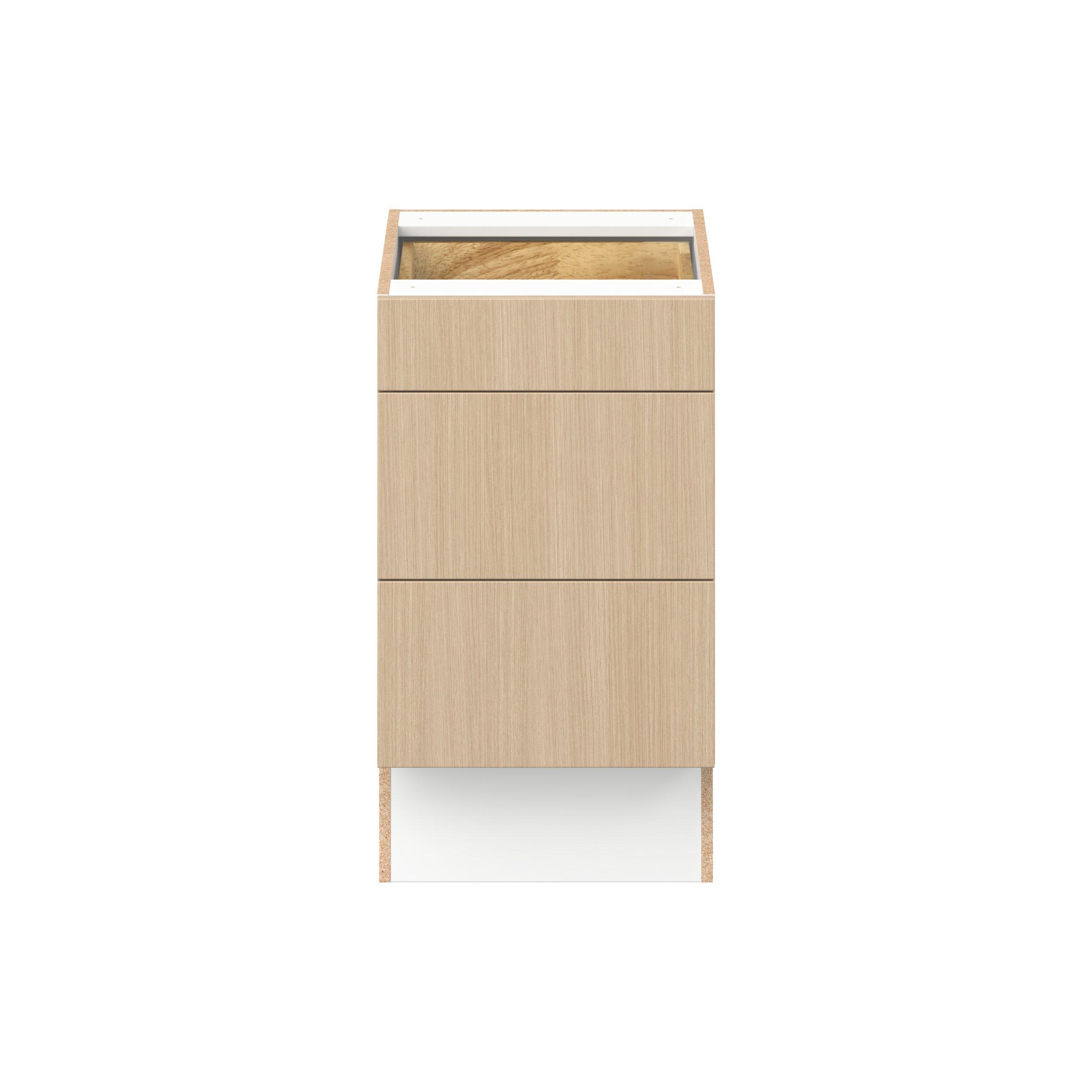 Glenwood 18 in. Mojavi Oak Drawer Base Cabinet - ADA