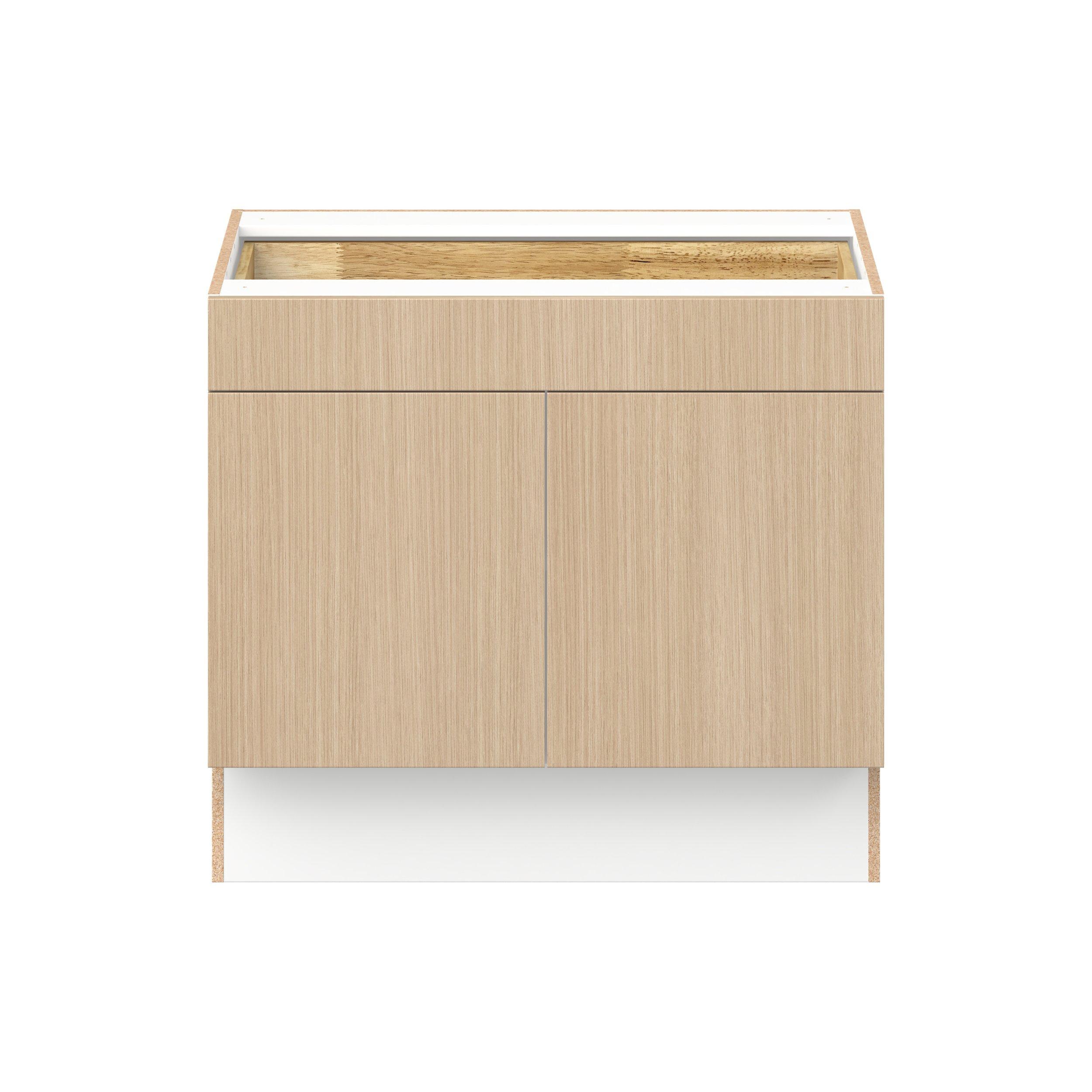 Glenwood 36 in. Mojavi Oak Door and Drawer Base Cabinet - ADA