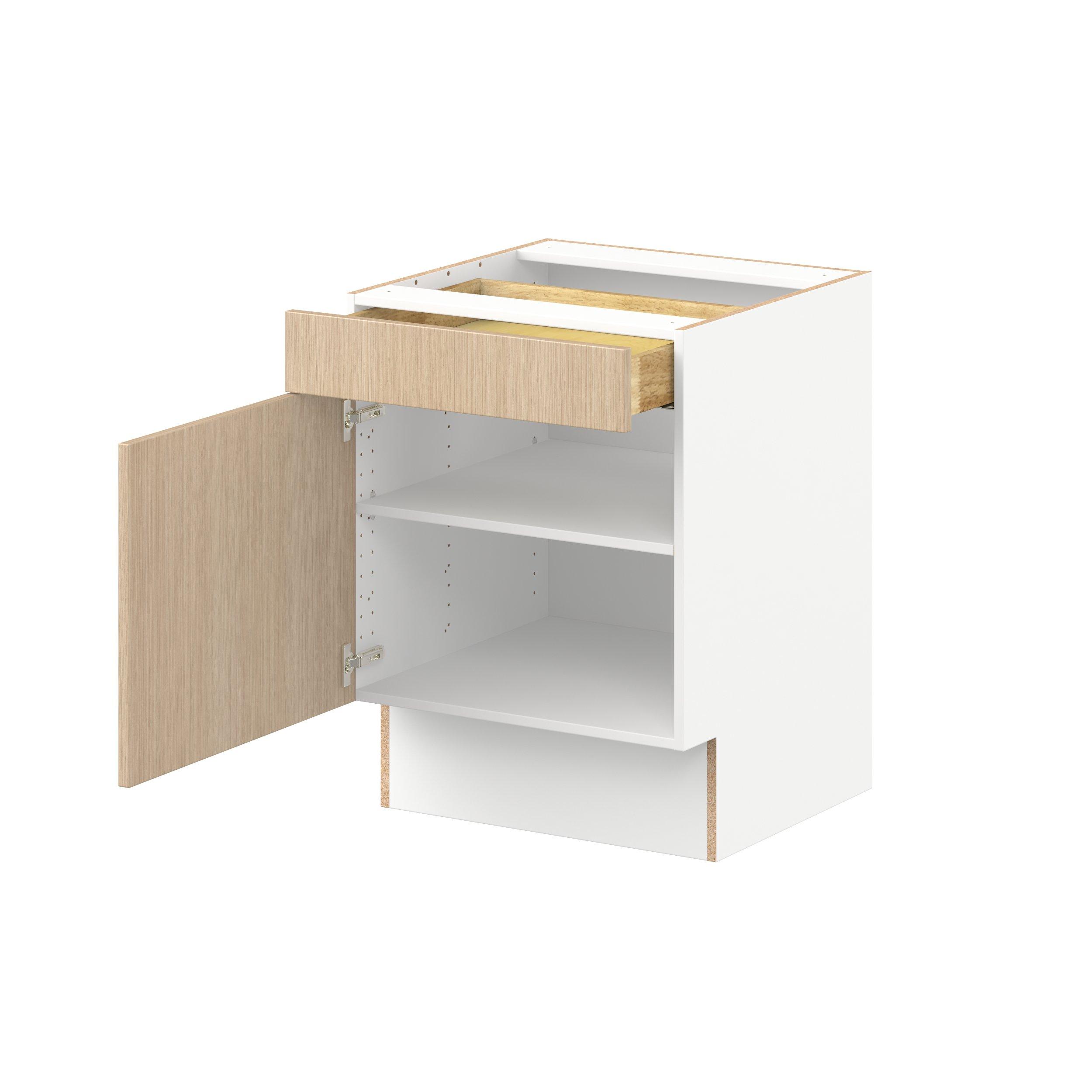 Glenwood 24 in. Mojavi Oak Door and Drawer Base Cabinet - ADA
