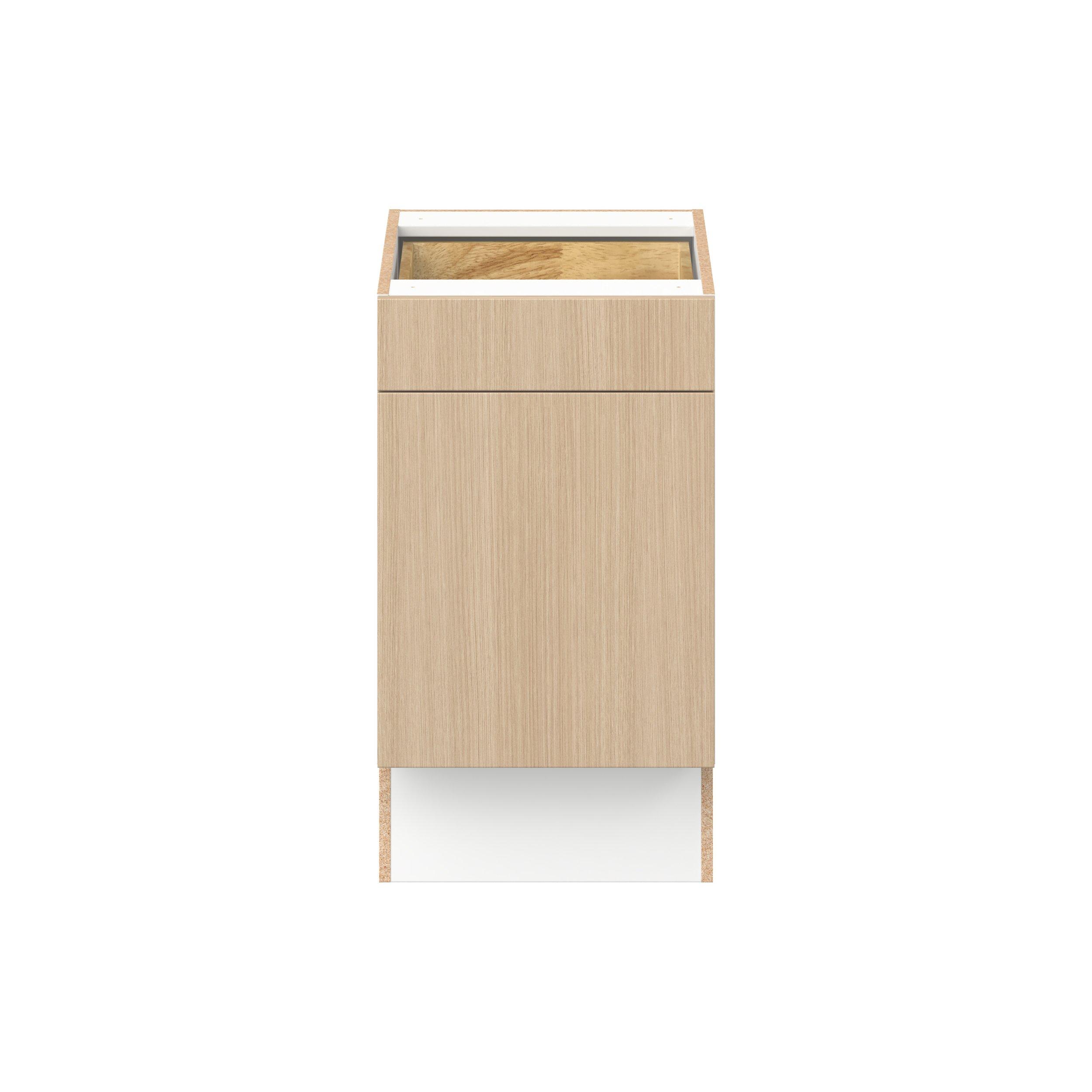 Glenwood 18 in. Mojavi Oak Door and Drawer Base Cabinet - ADA