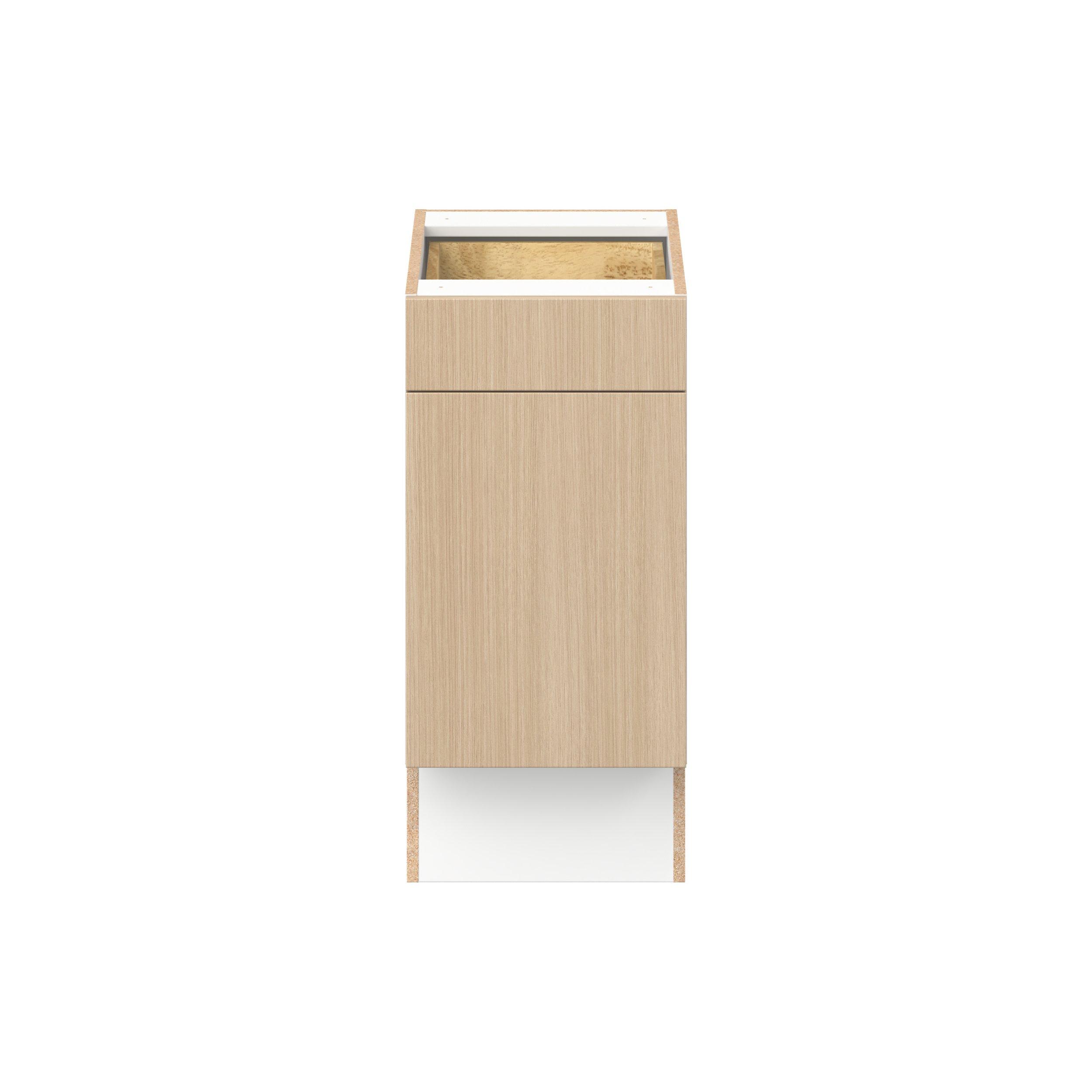 Glenwood 15 in. Mojavi Oak Door and Drawer Base Cabinet - ADA