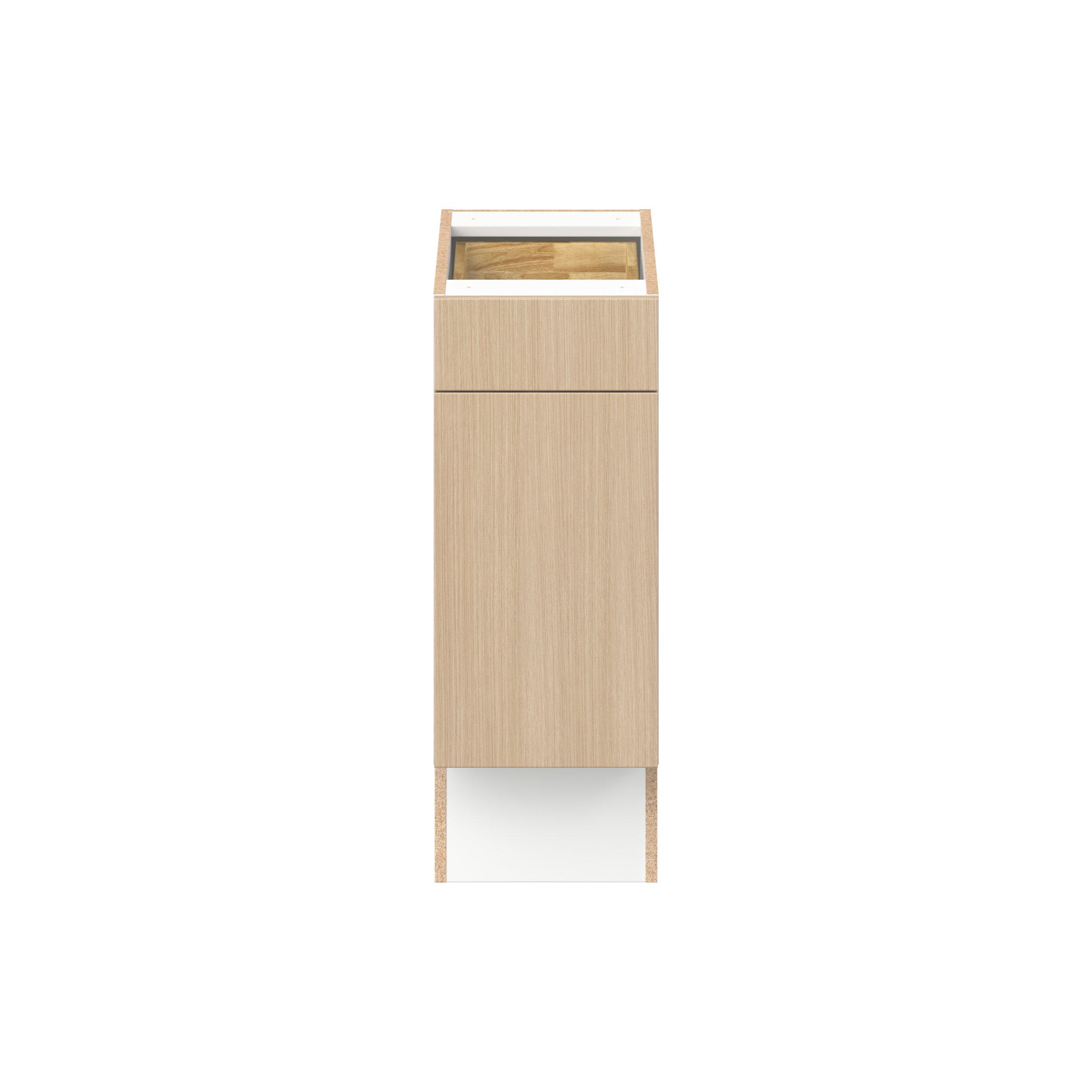 Glenwood 12 in. Mojavi Oak Door and Drawer Base Cabinet - ADA