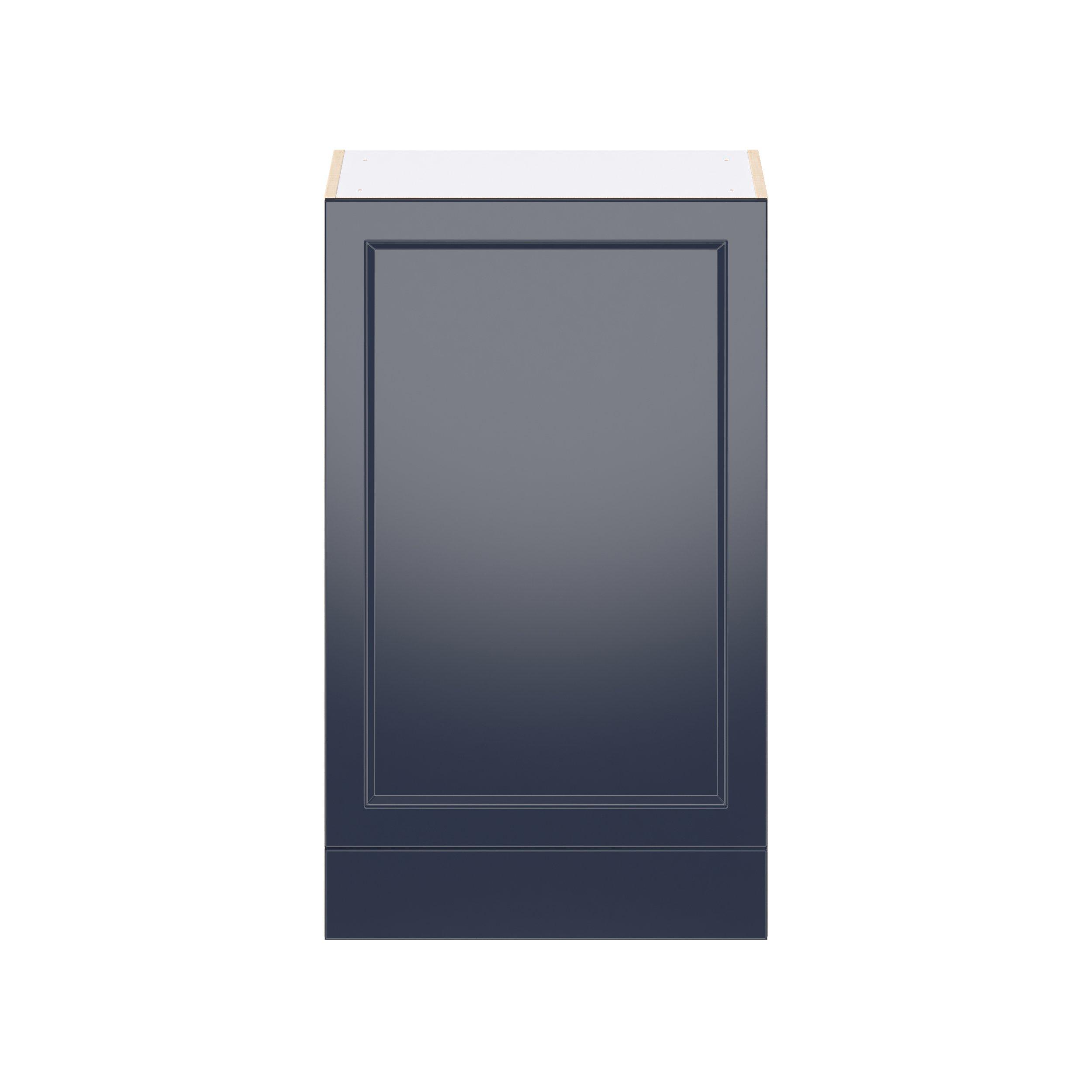 Peachtree 24 in. Painted Midnight Blue Door and Drawer Wall Cabinet
