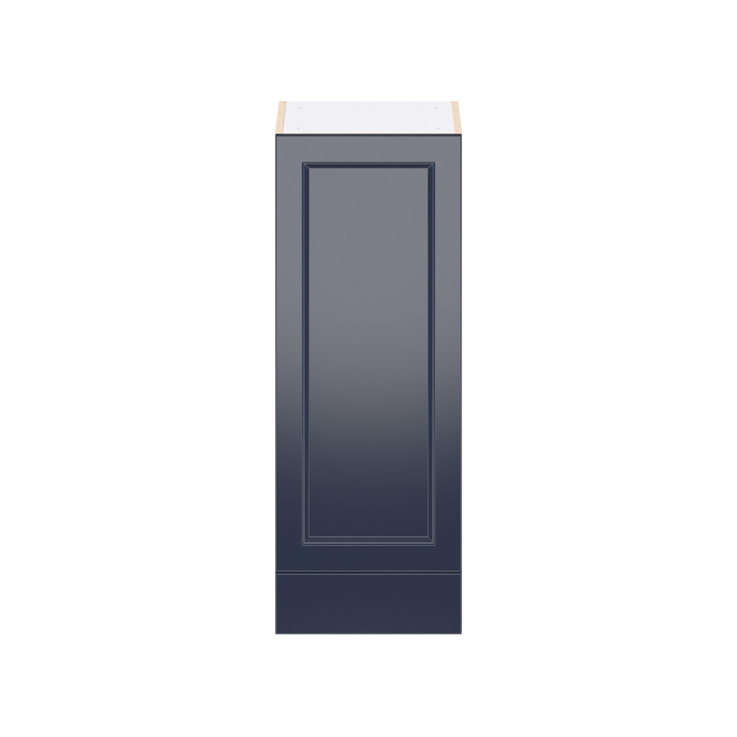 Peachtree 15 in. Painted Midnight Blue Door and Drawer Wall Cabinet