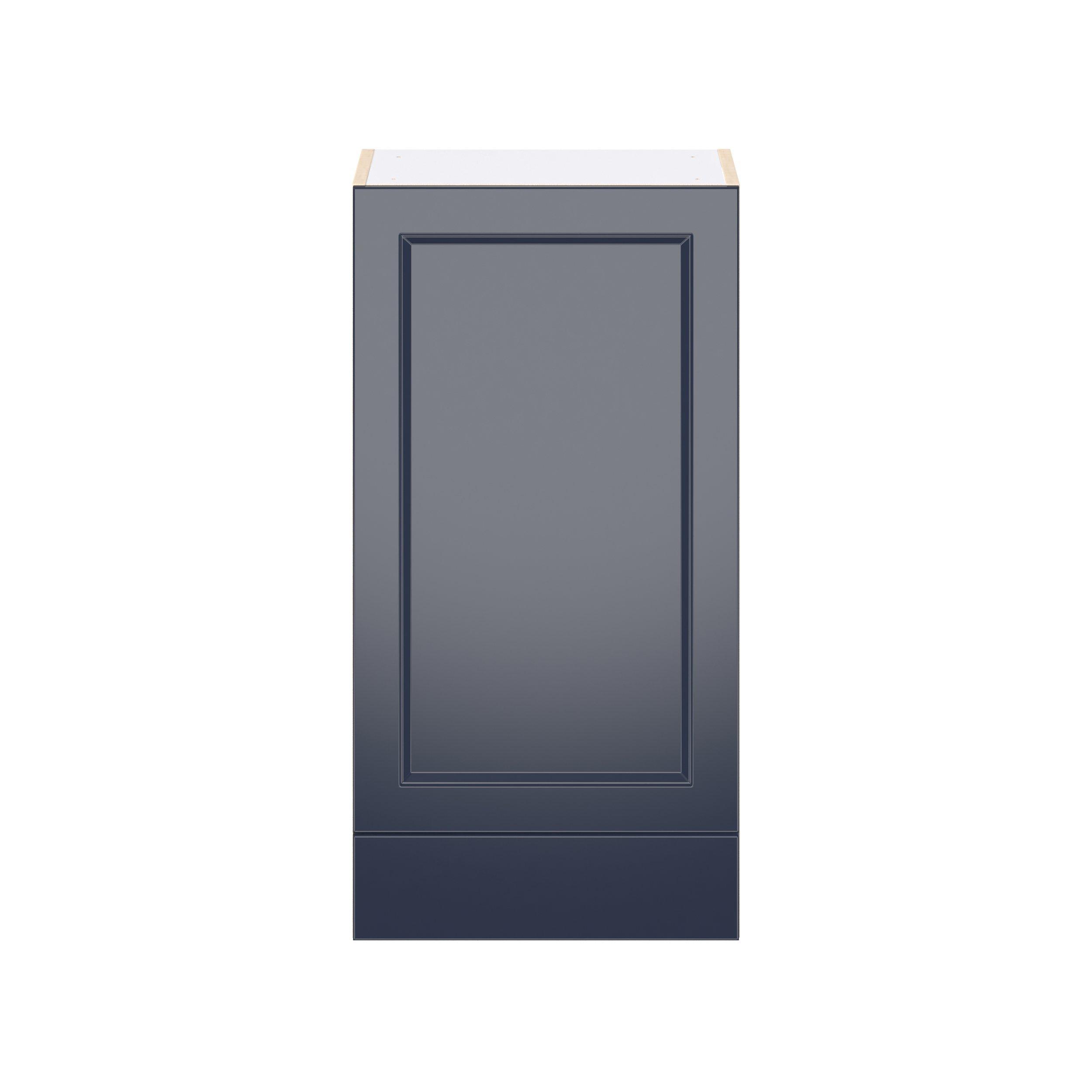 Peachtree 18 in. Painted Midnight Blue Door and Drawer Wall Cabinet