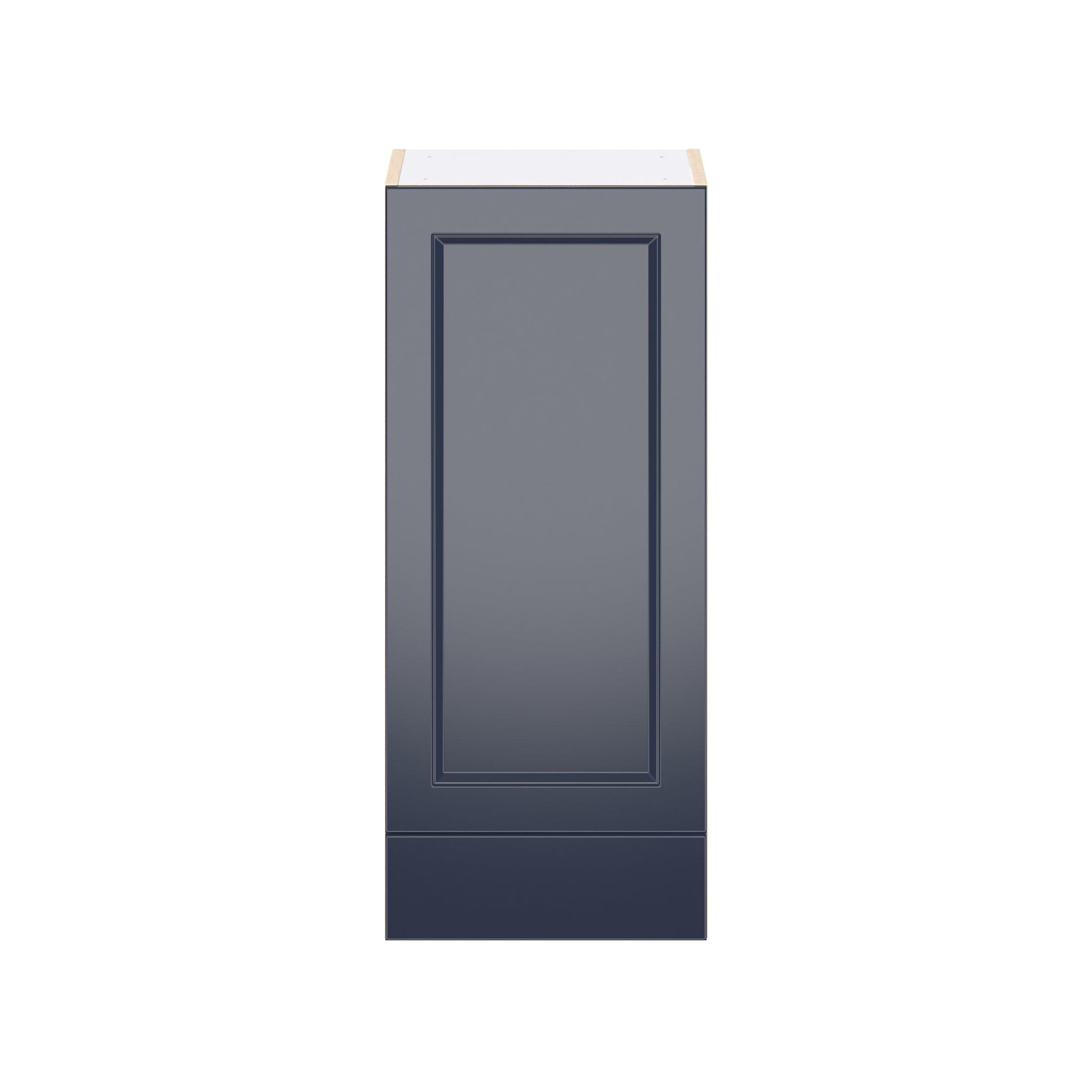 Peachtree 15 in. Painted Midnight Blue Door and Drawer Wall Cabinet
