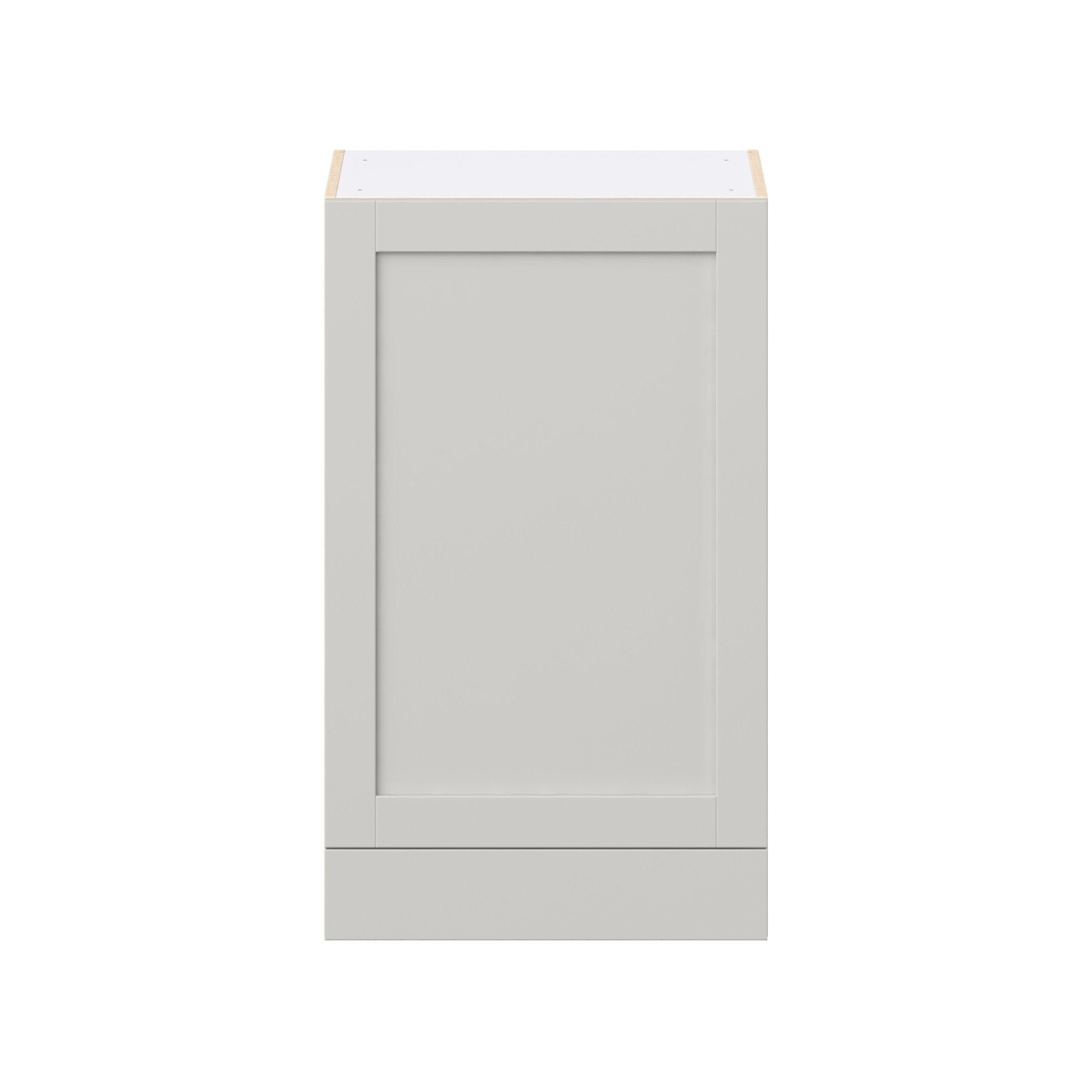 Summerhill 24 in. Light Gray Door and Drawer Wall Cabinet