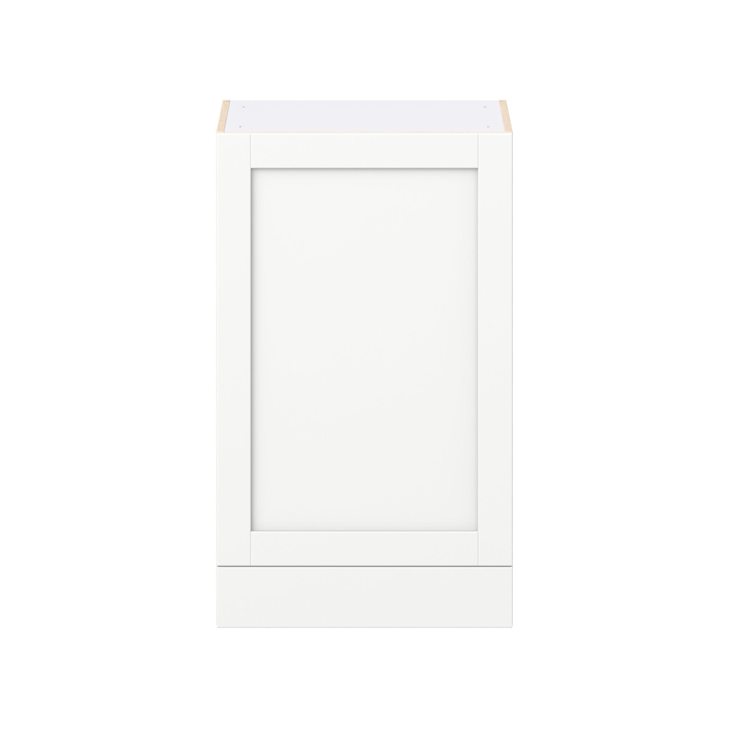 Summerhill 24 in. Bright White Door and Drawer Wall Cabinet