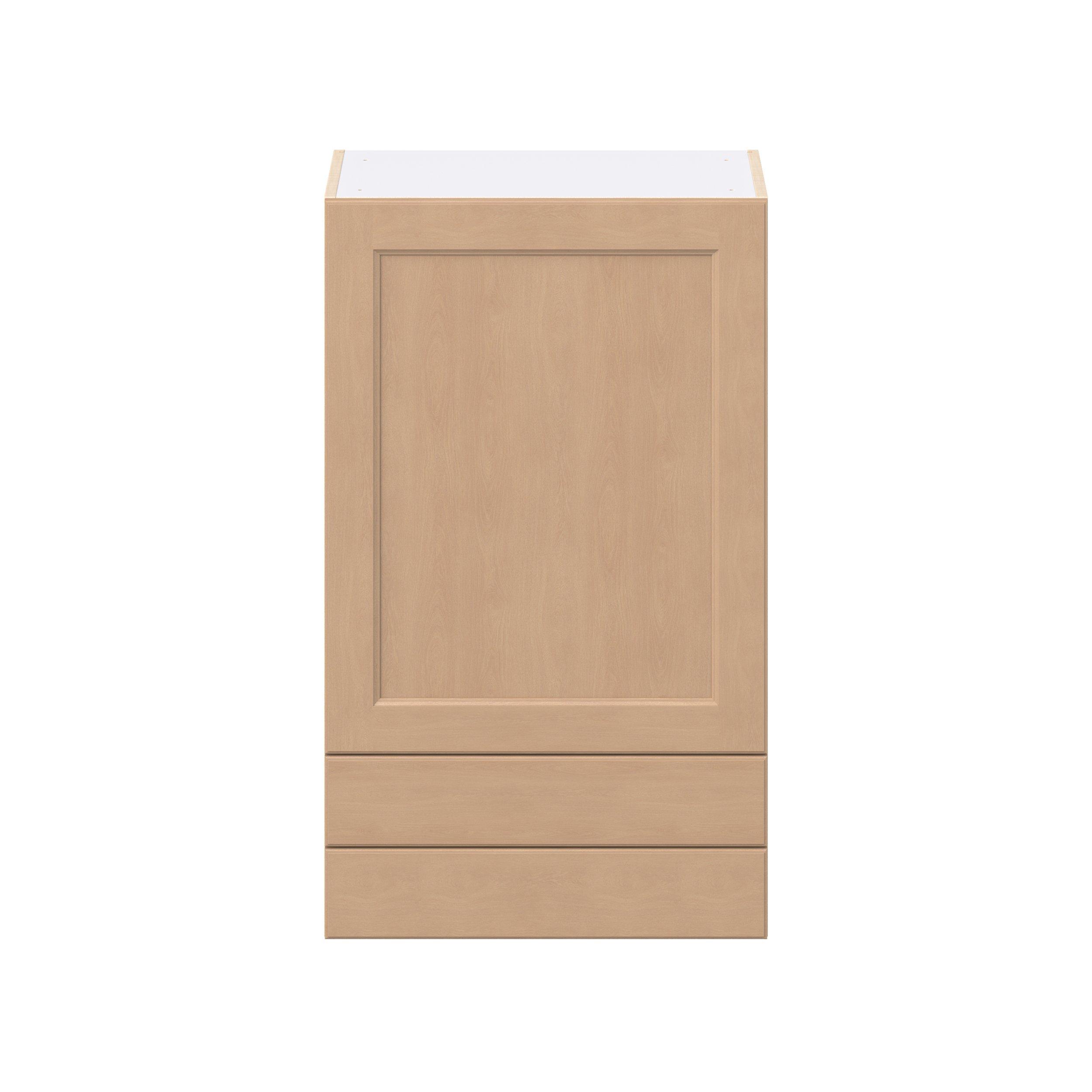Sugarhill 24 in. Stained Sugar Cookie Door and Drawer Wall Cabinet