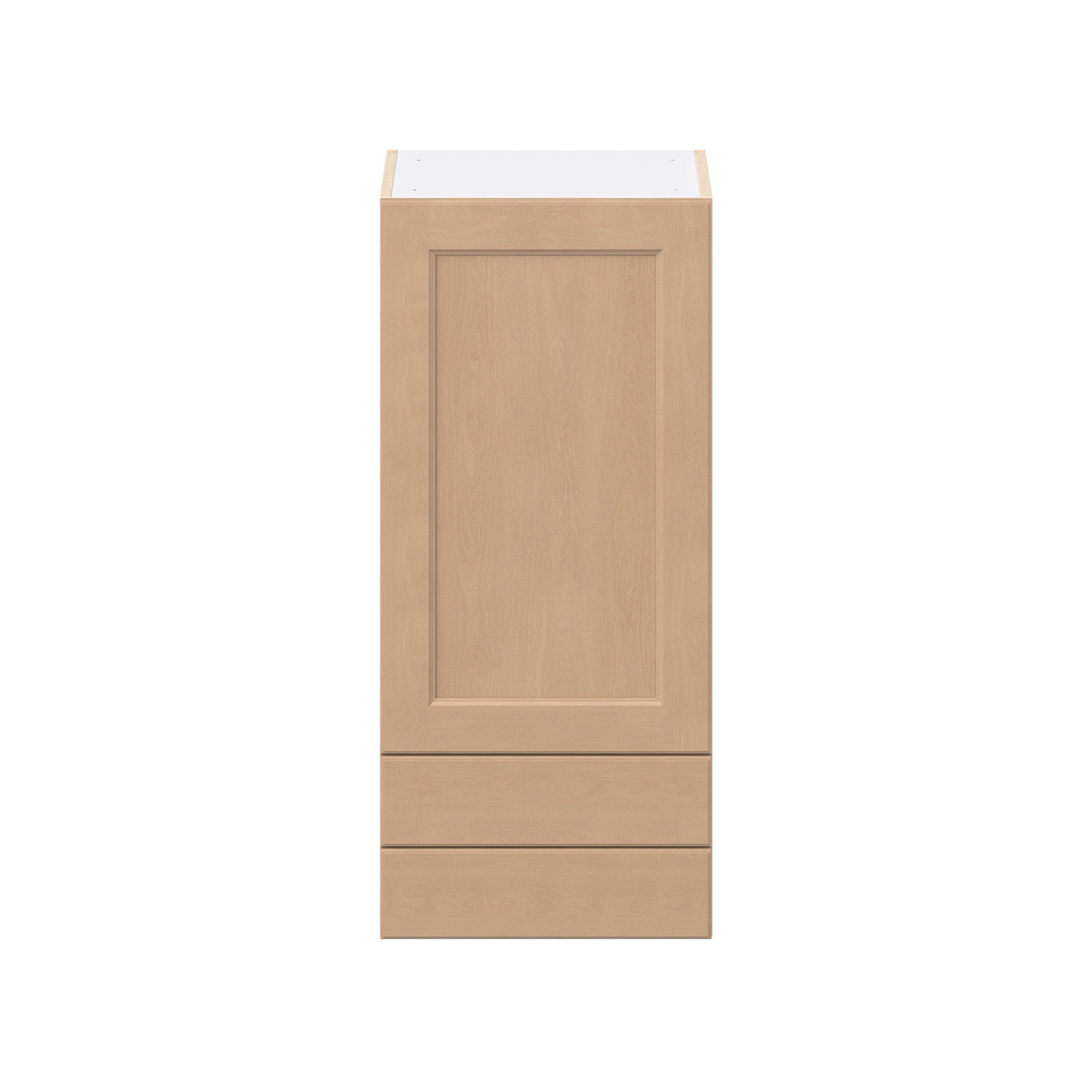 Sugarhill 18 in. Stained Sugar Cookie Door and Drawer Wall Cabinet