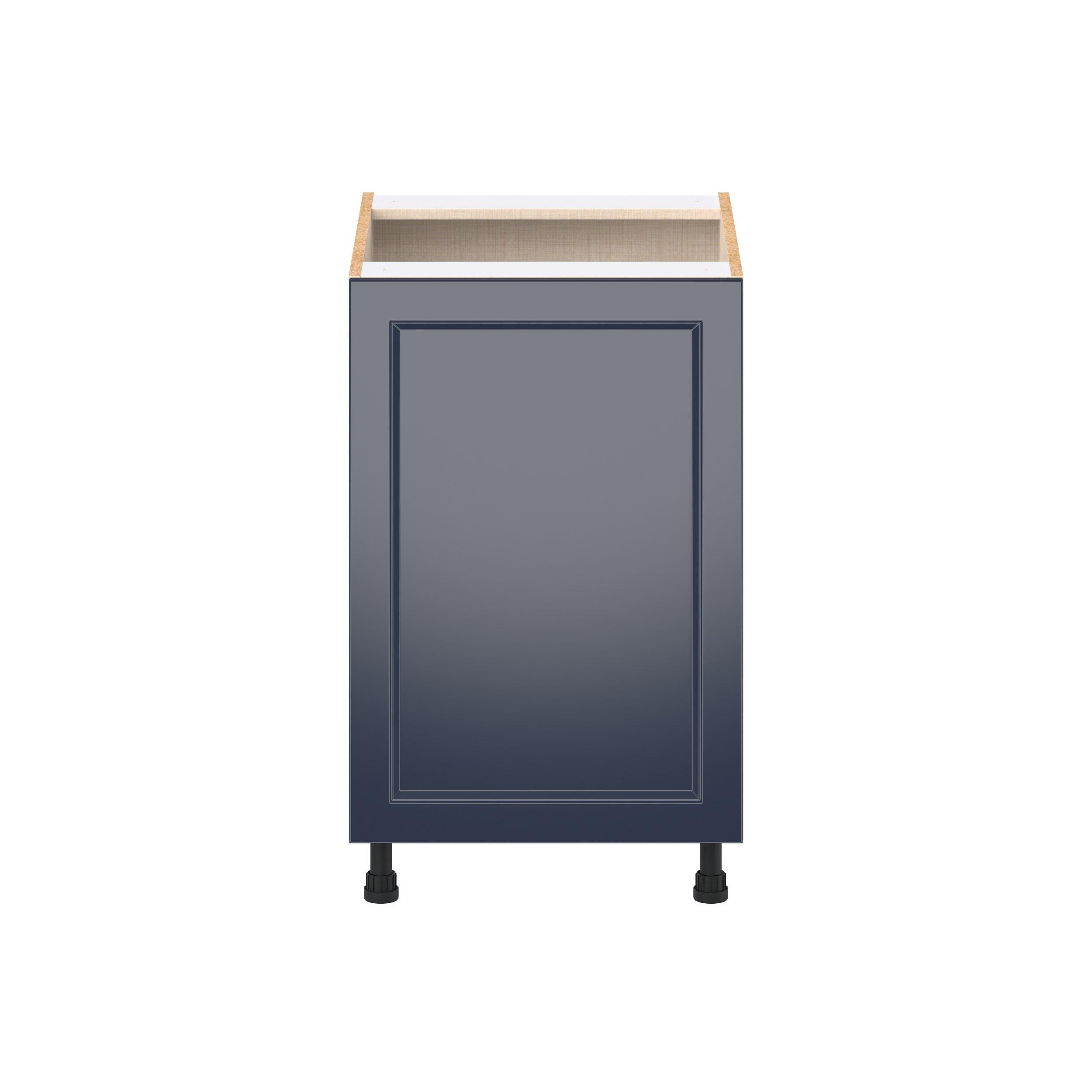 Peachtree 21 in. Painted Midnight Blue Base Cabinet with Inner Pull-Out Drawer