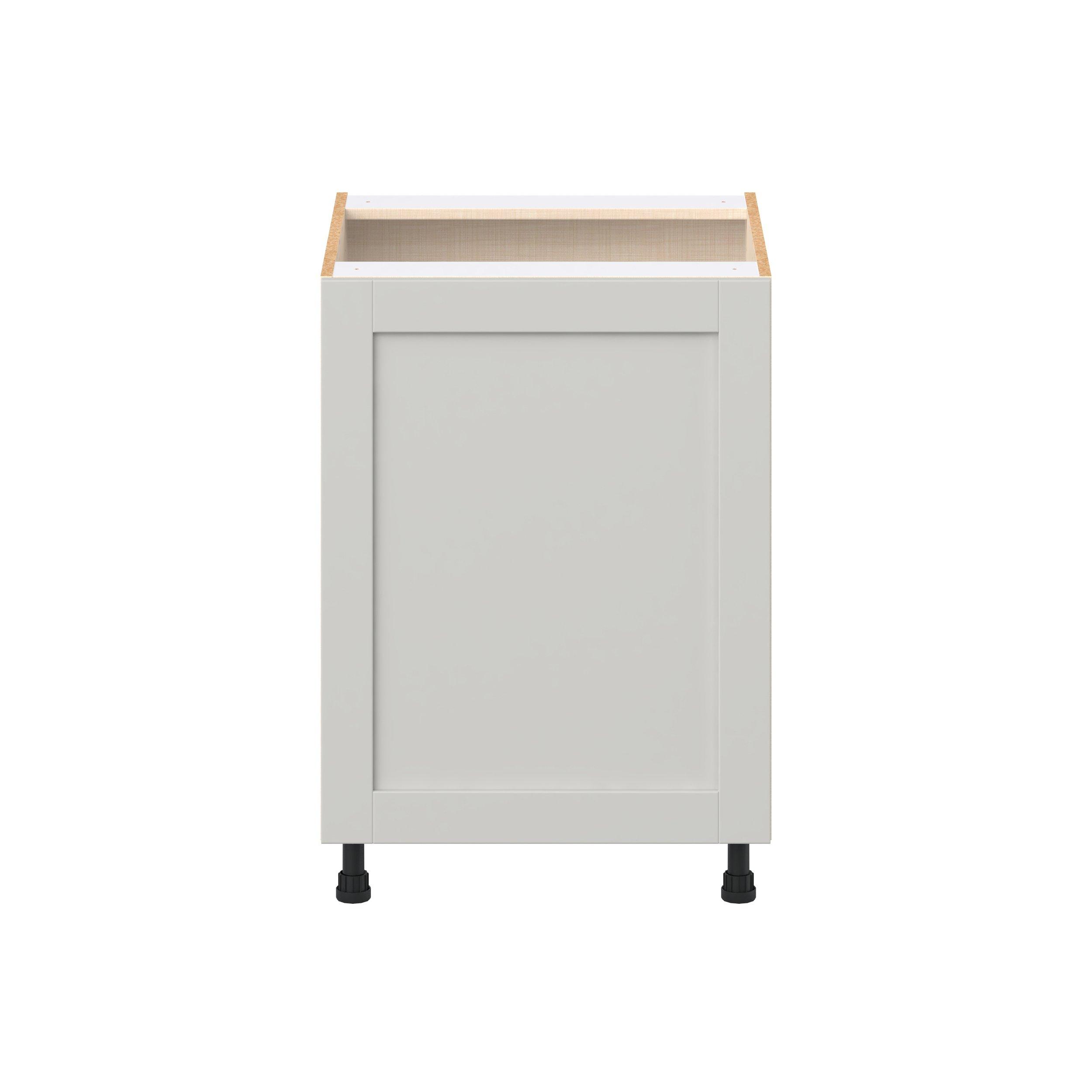 Summerhill 24 in. Light Gray Base Cabinet with Inner Pull-Out Drawer