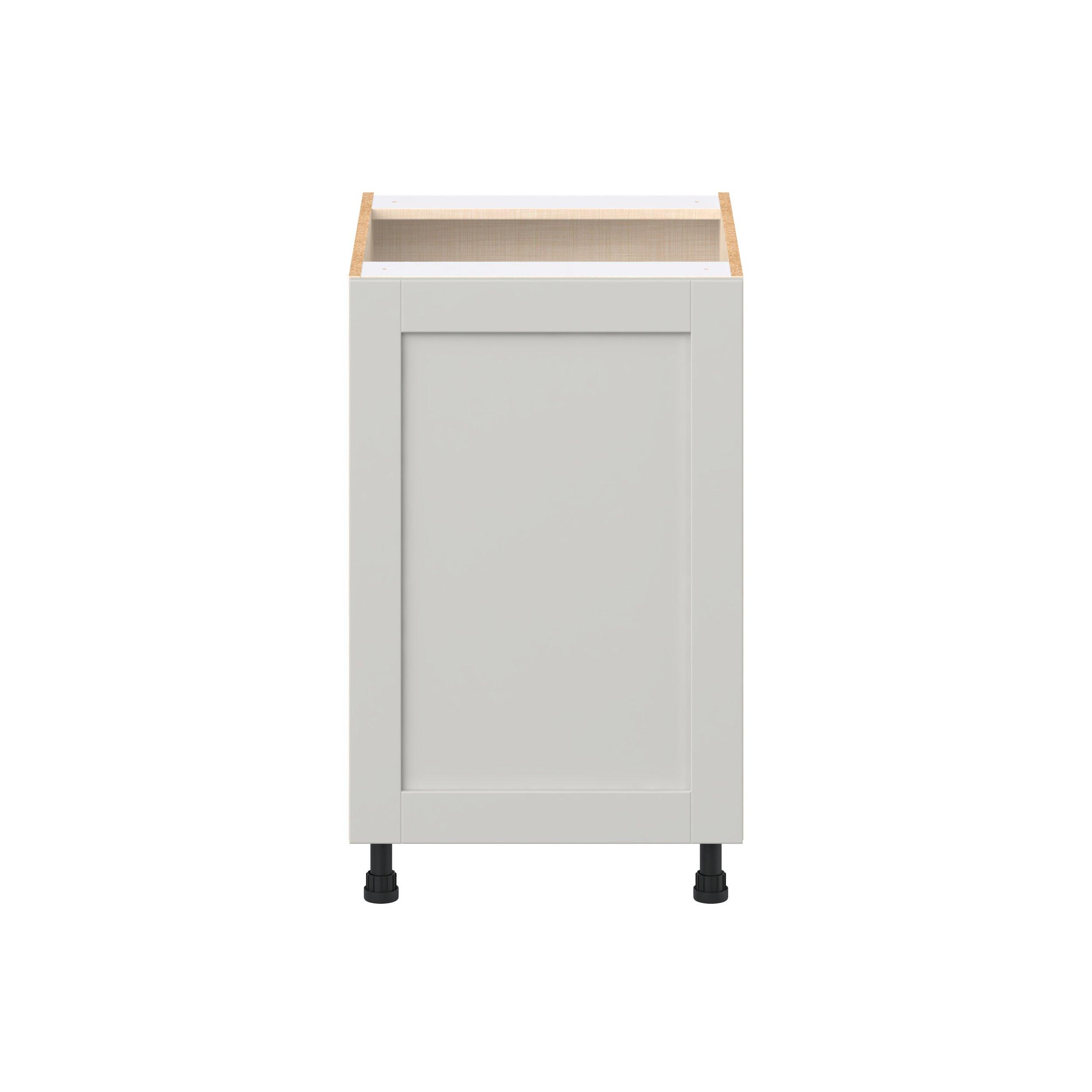 Summerhill 21 in. Light Gray Base Cabinet with Inner Pull-Out Drawer
