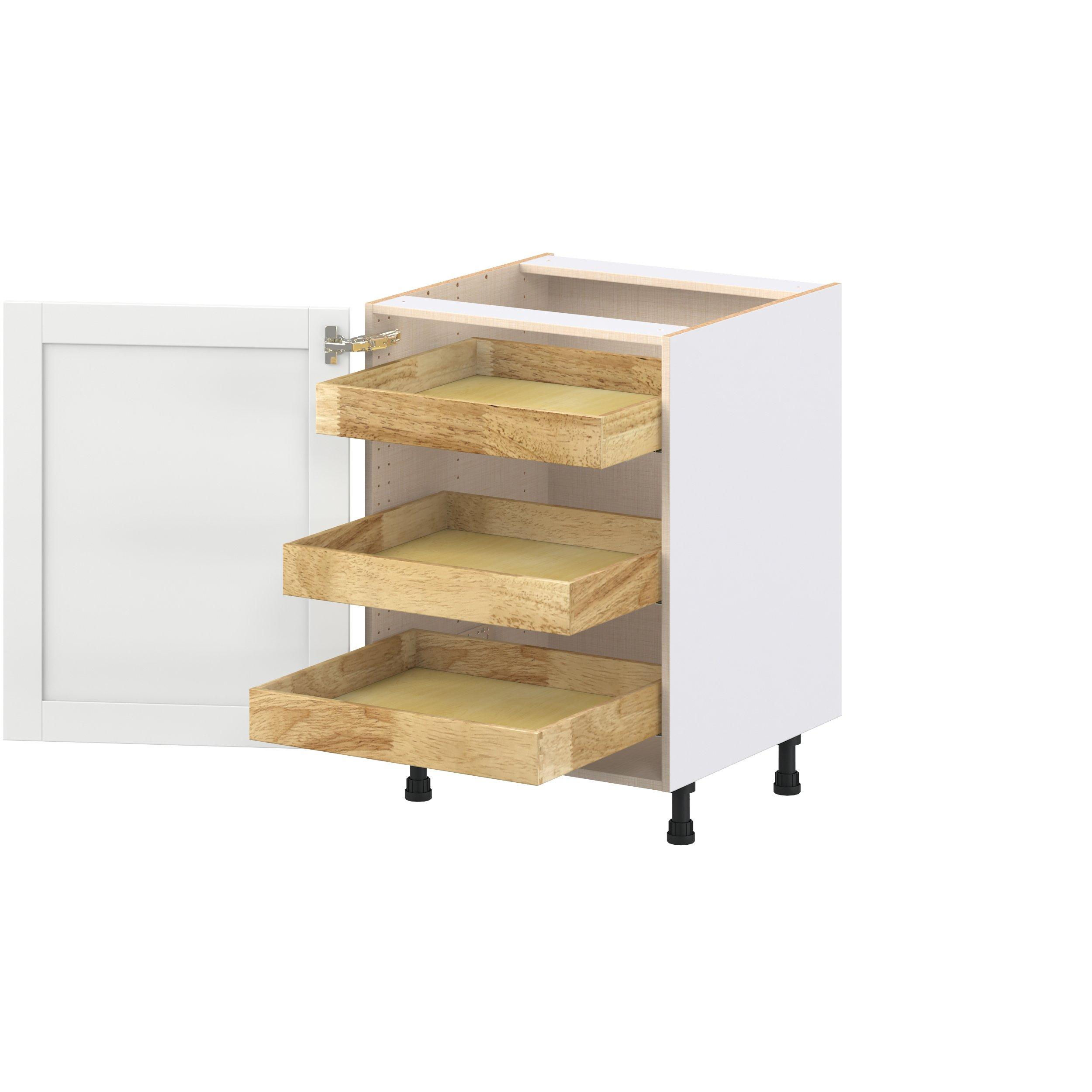 Summerhill 1 Door 3 Drawer Inner Pull Out Base Cabinet