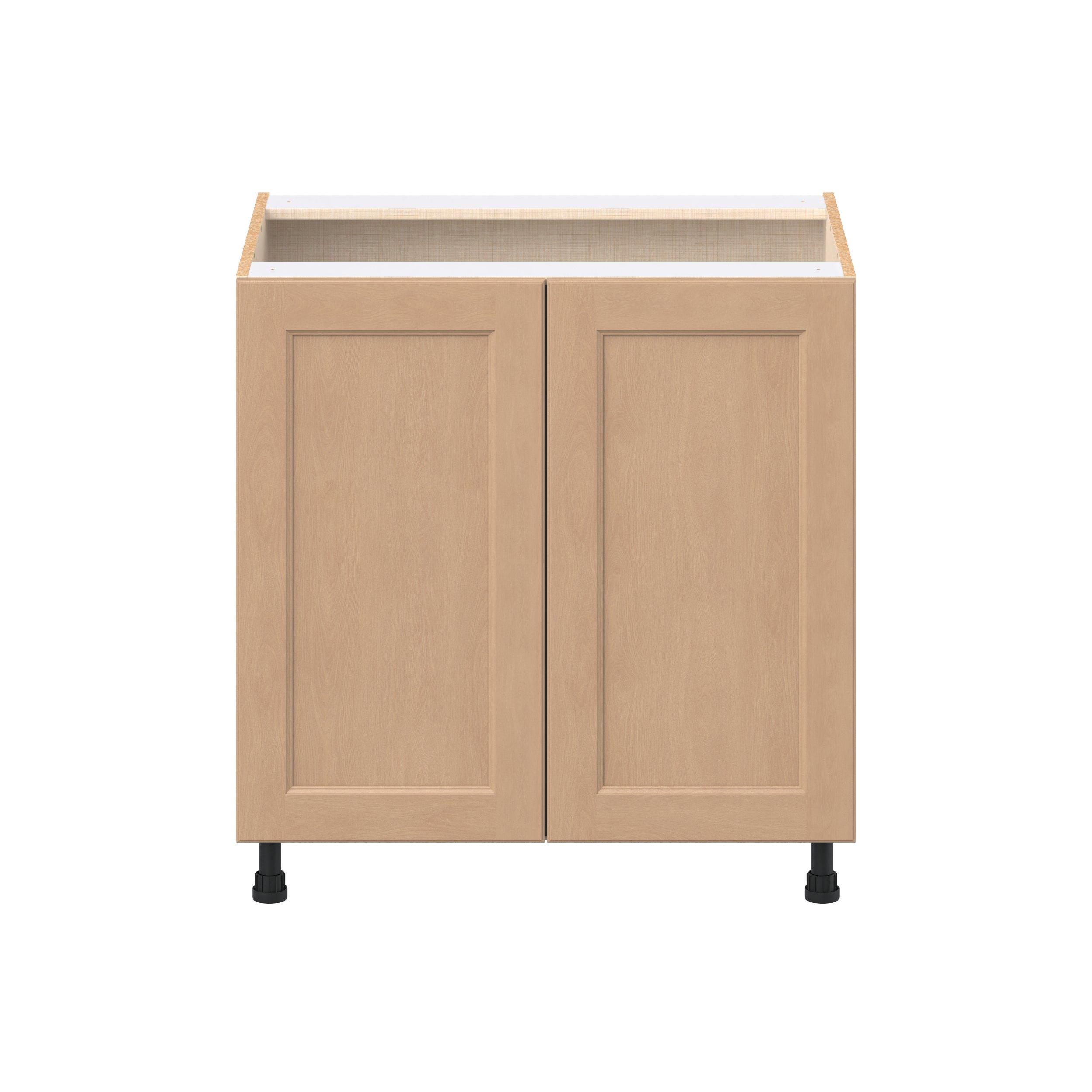 Sugarhill 33 in. Stained Sugar Cookie Base Cabinet with Inner Pull-Out Drawer