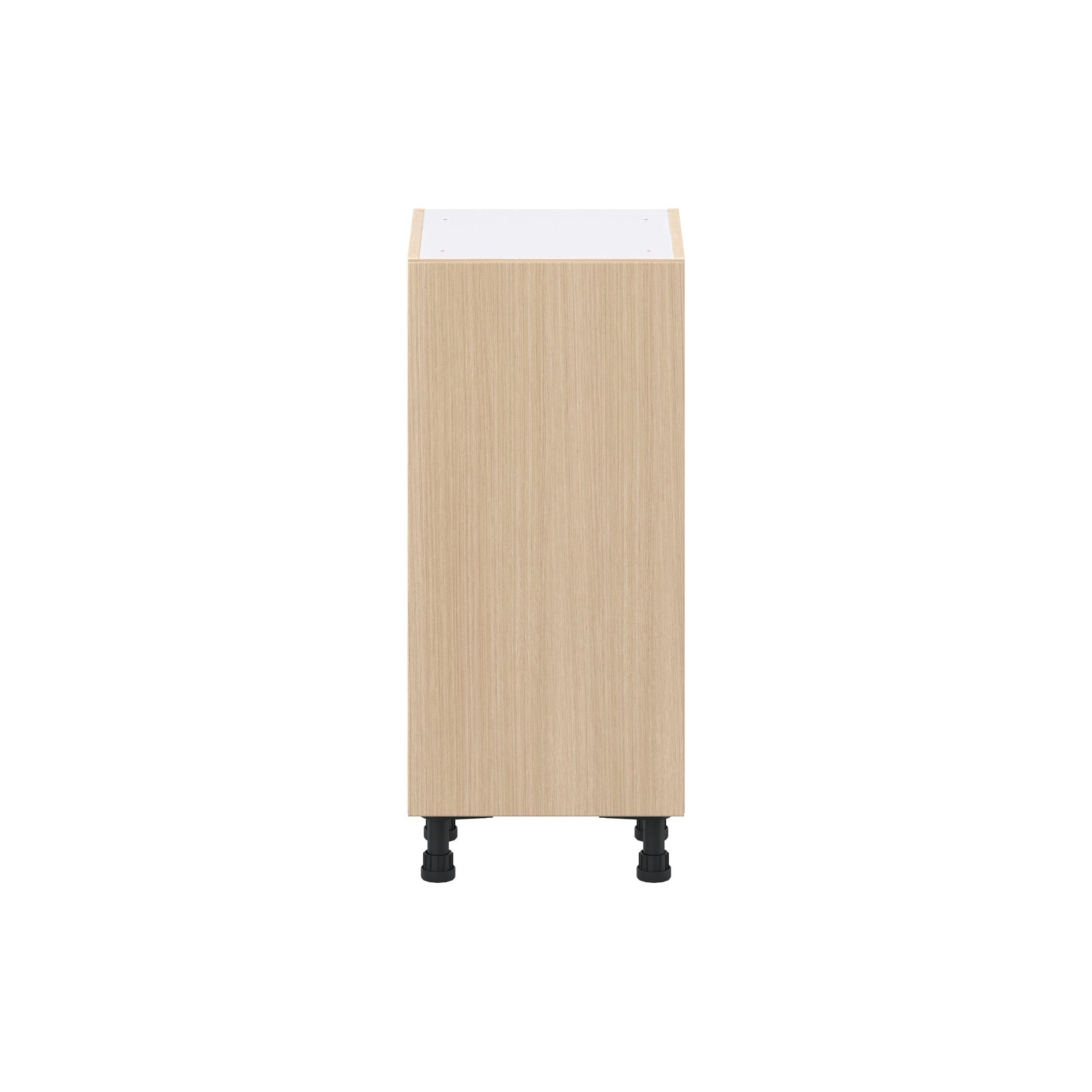 Glenwood 15 in. Mojavi Oak Shallow Base Cabinet with Inner Pull-Out Drawer