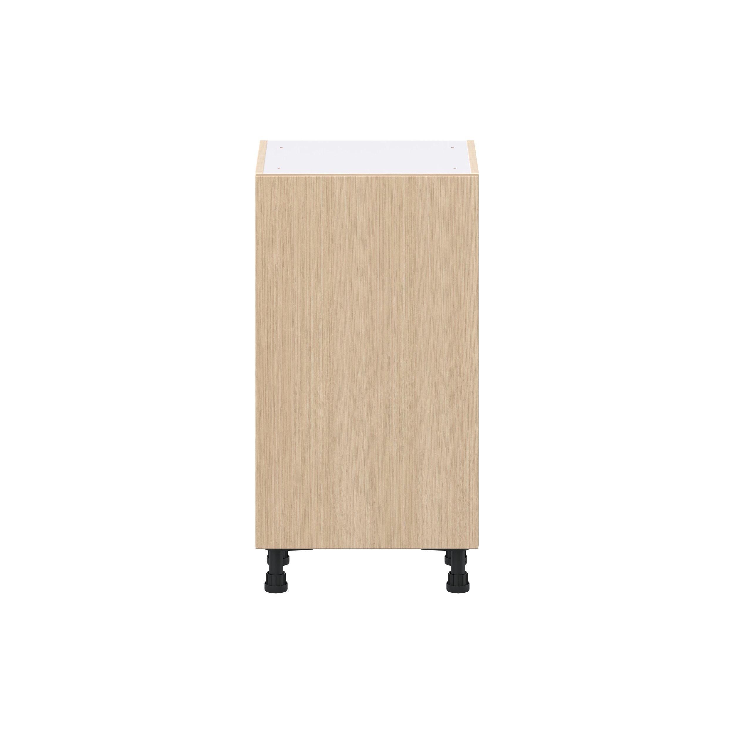 Glenwood 18 in. Mojavi Oak Shallow Base Cabinet with Inner Pull-Out Drawer