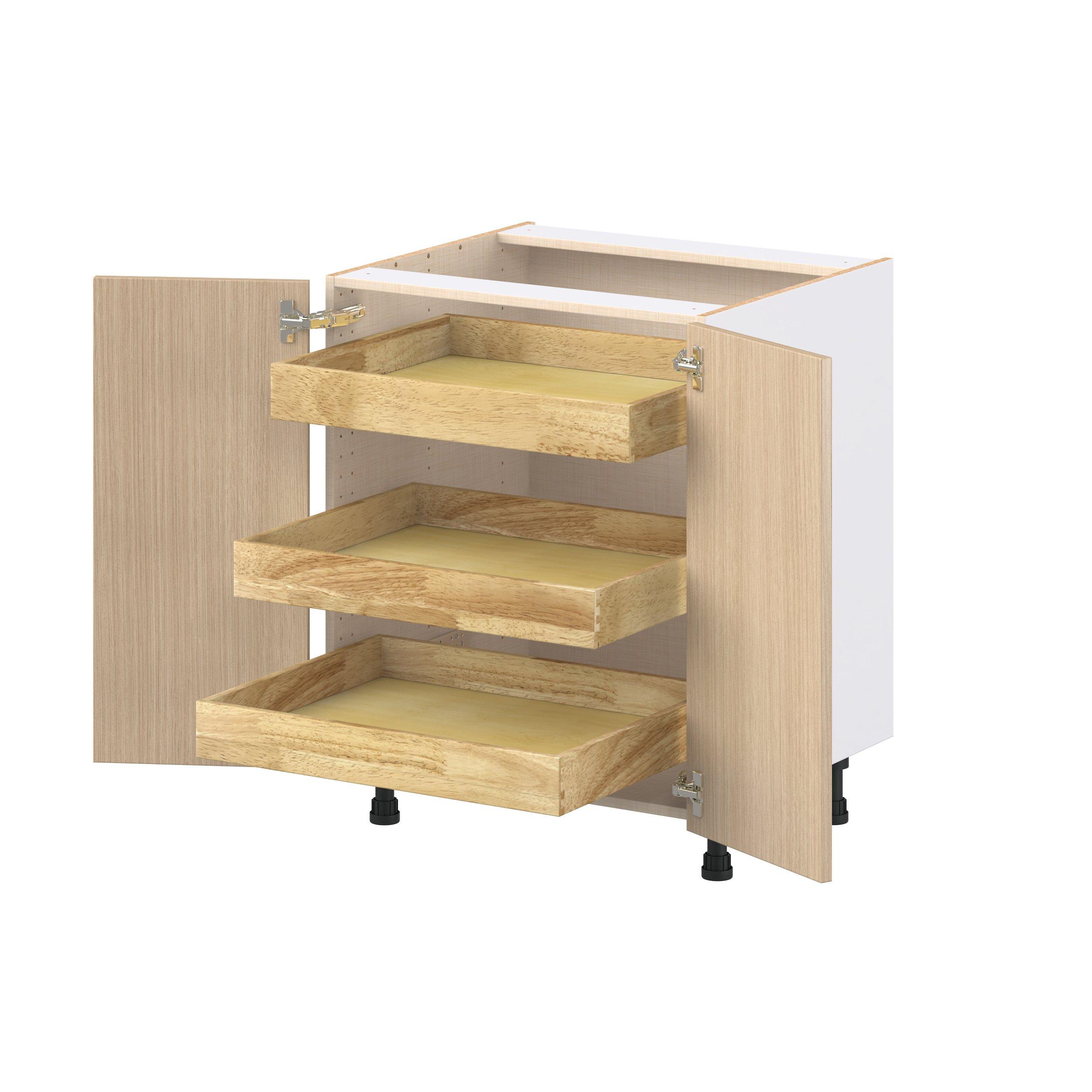 Glenwood 27 in. Mojavi Oak Base Cabinet with Inner Pull-Out Drawer