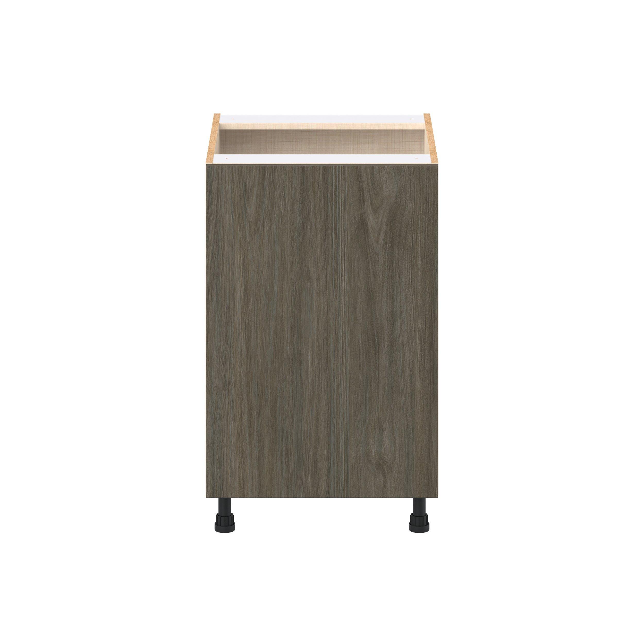 Glenwood 21 in. Burnt Walnut Base Cabinet with Inner Pull-Out Drawer