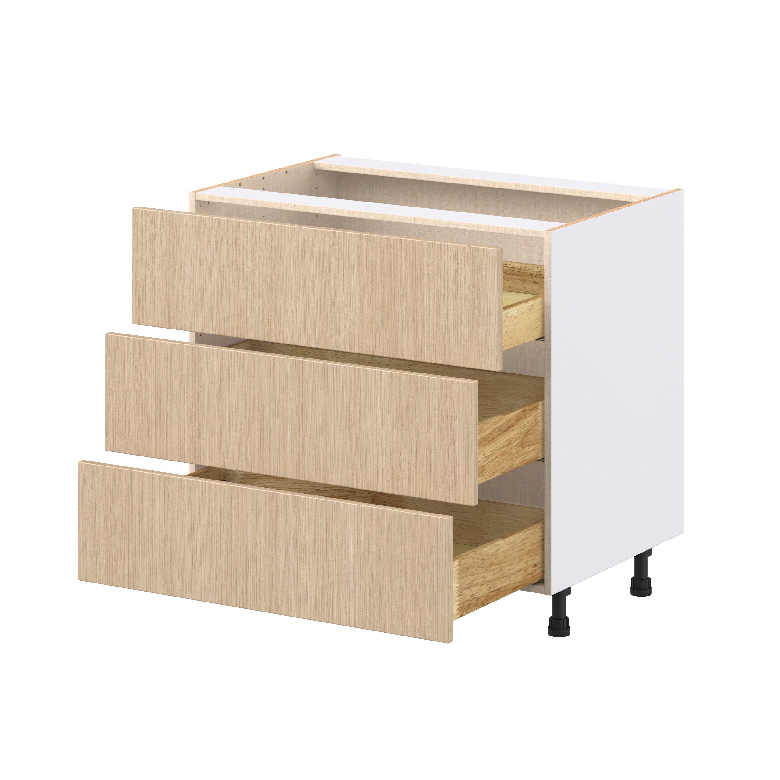 Glenwood 36 in. Mojavi Oak Cooktop Base Cabinet