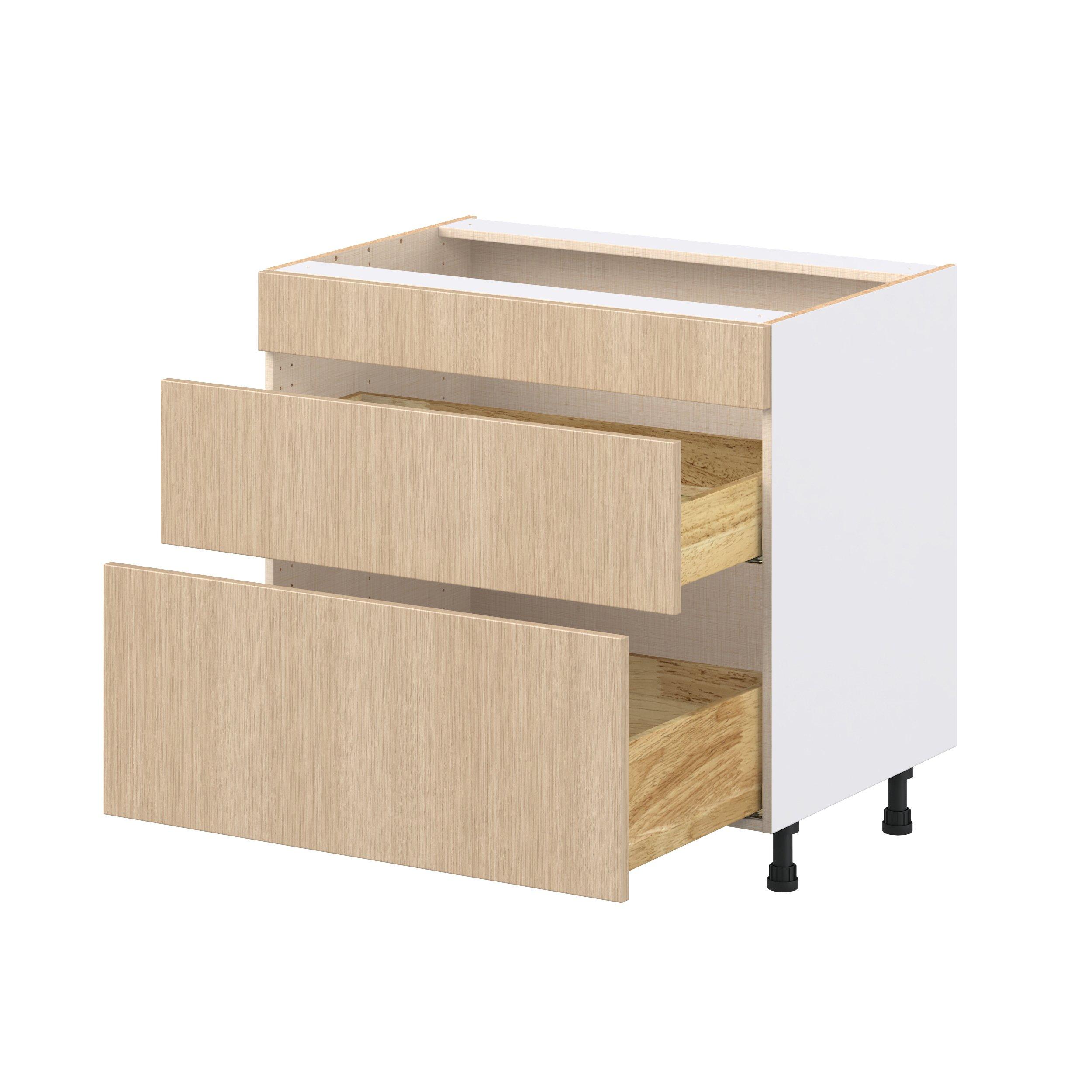 Glenwood 36 in. Mojavi Oak Cooktop Base Cabinet