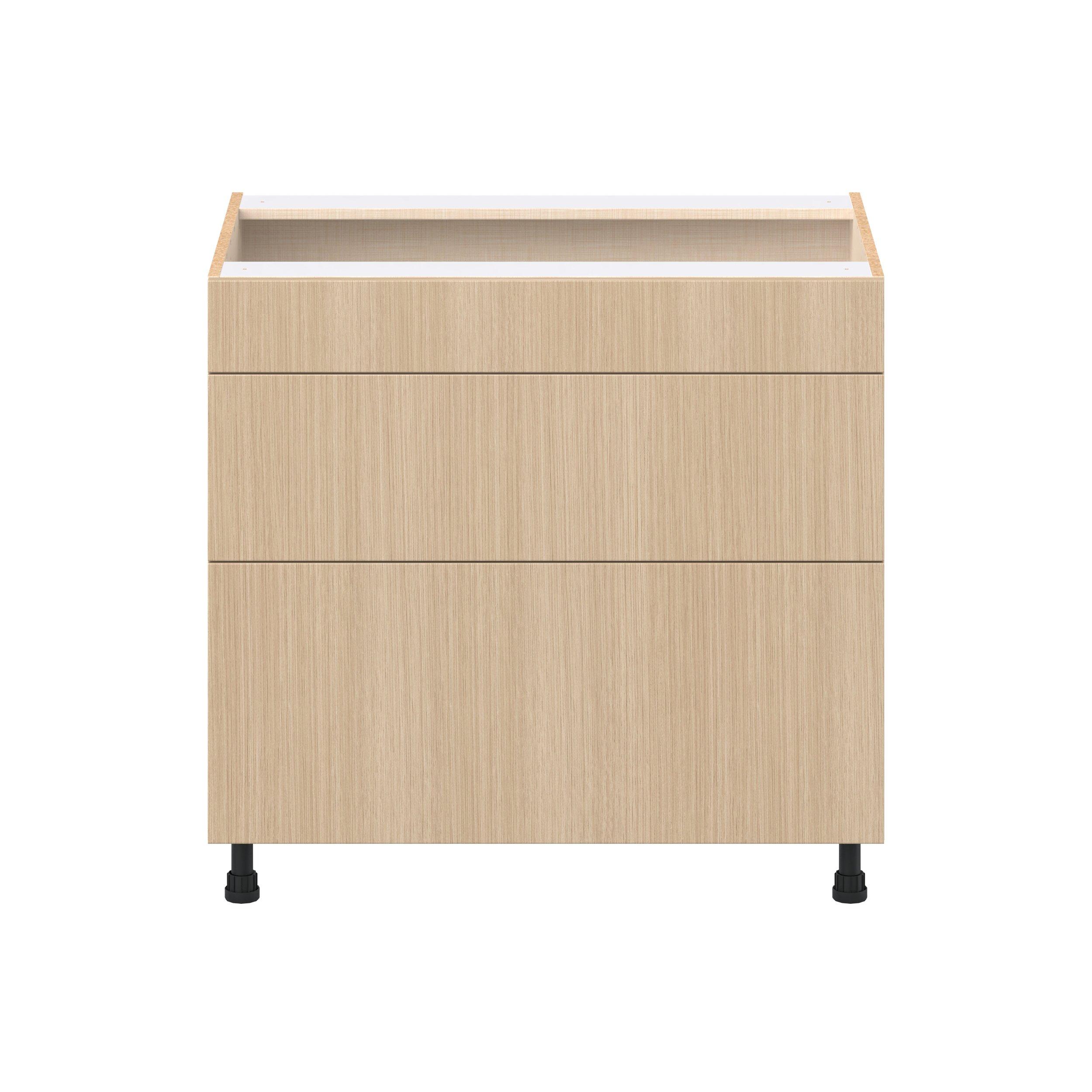 Glenwood 36 in. Mojavi Oak Cooktop Base Cabinet
