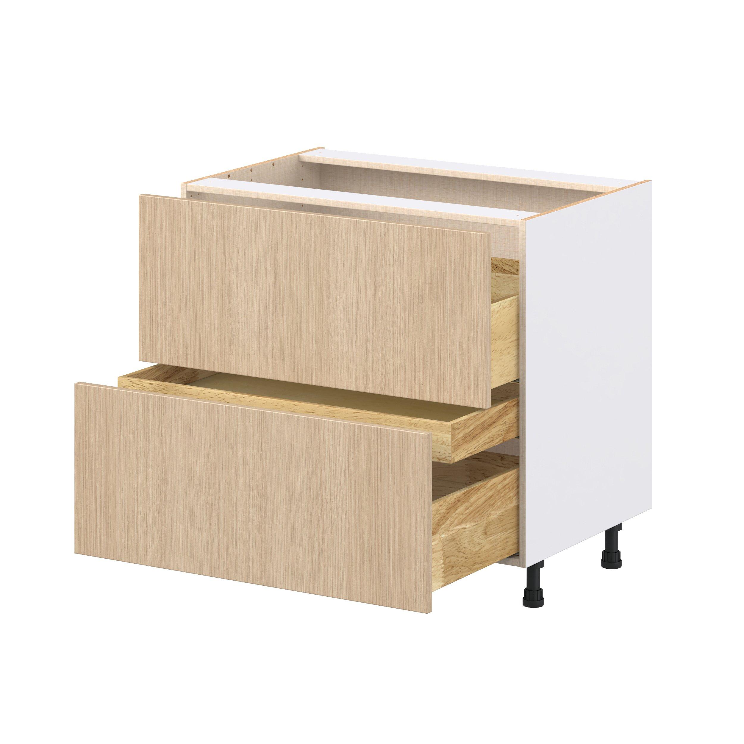 Glenwood 36 in. Mojavi Oak Cooktop Base Cabinet