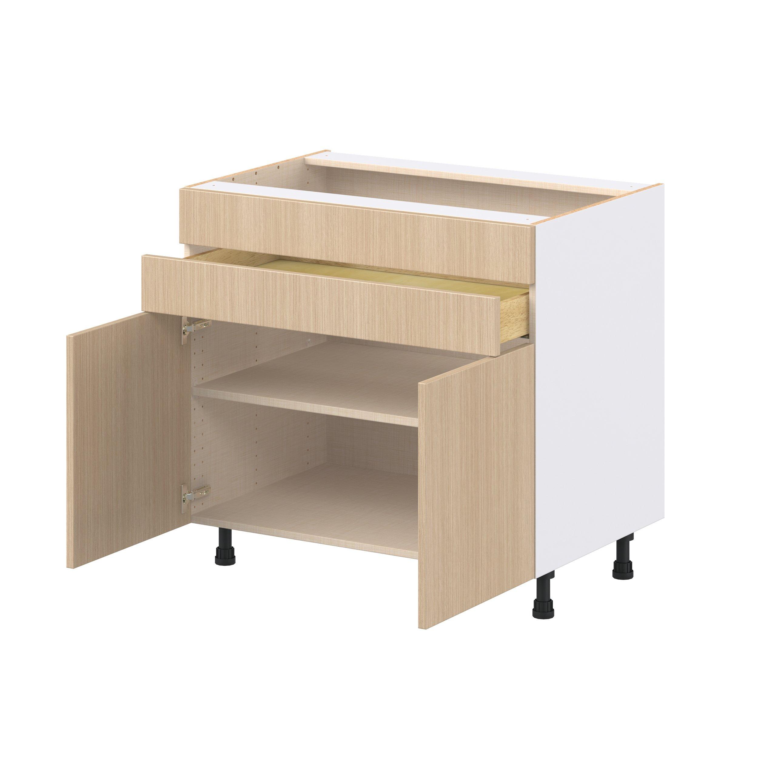 Glenwood 36 in. Mojavi Oak Cooktop Base Cabinet