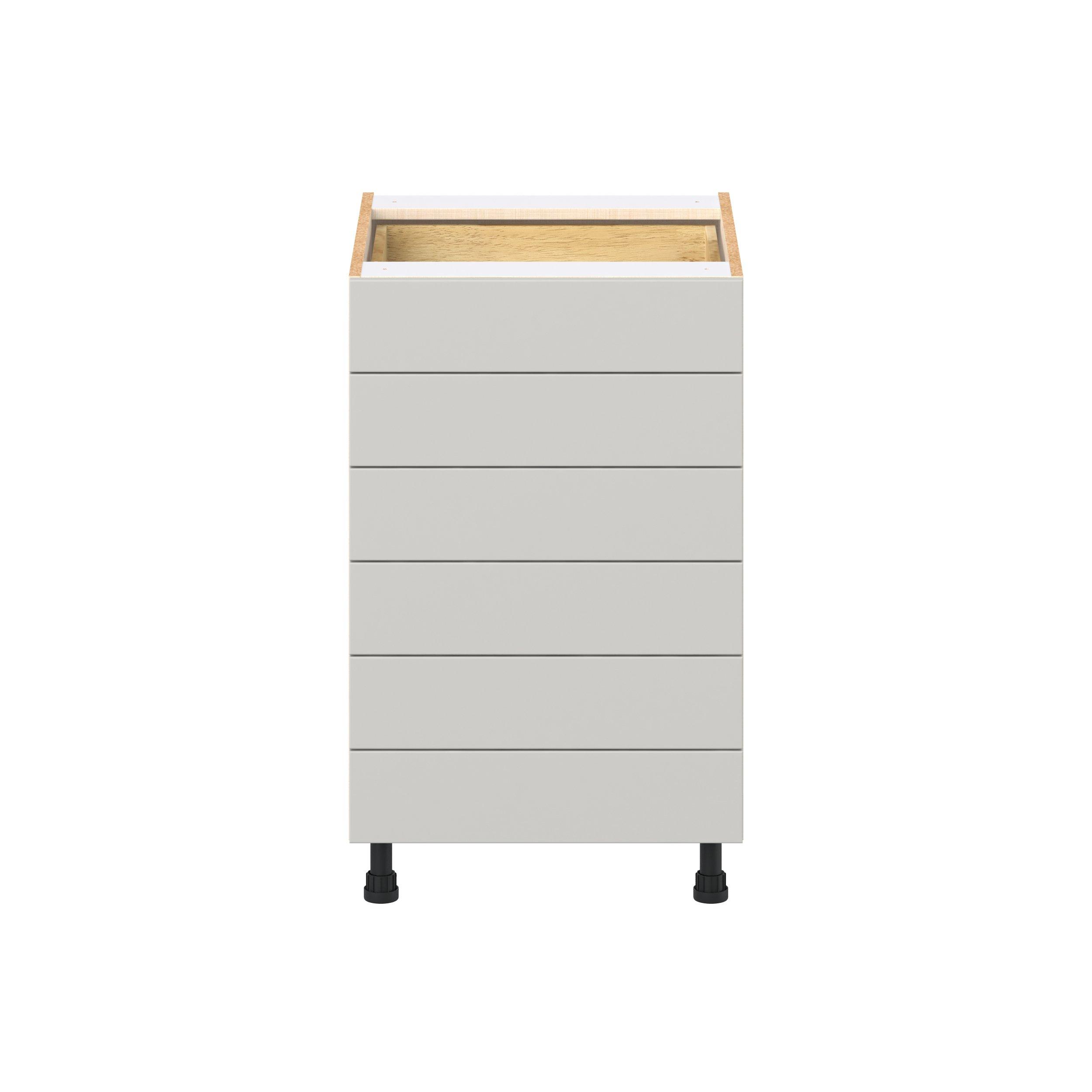 Lenox 21 in. Painted Light Gray Drawer Base Cabinet