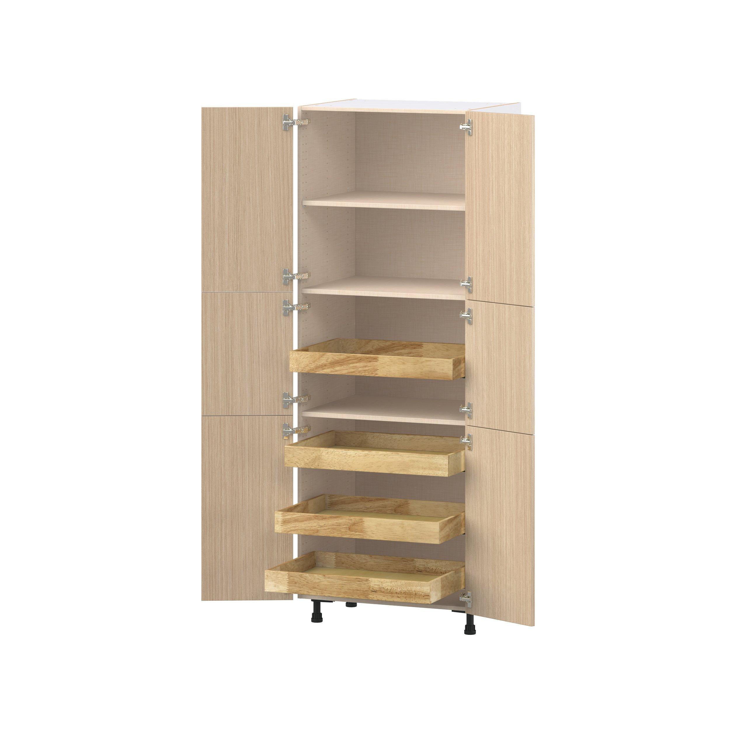 Glenwood 30 in. Mojavi Oak Pantry Cabinet with Inner Pull-Out Drawer