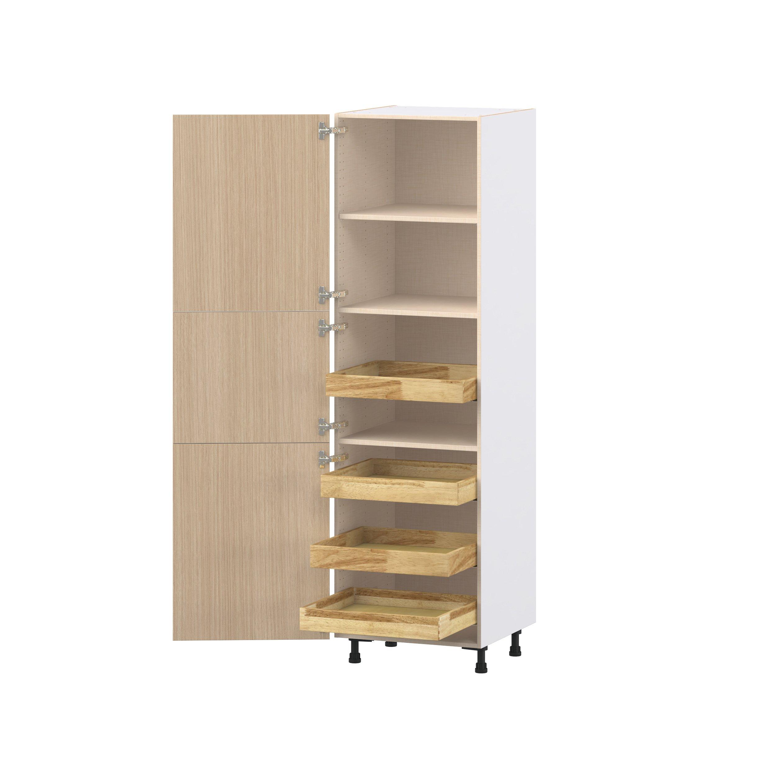 Glenwood 24 in. Mojavi Oak Pantry Cabinet with Inner Pull-Out Drawer