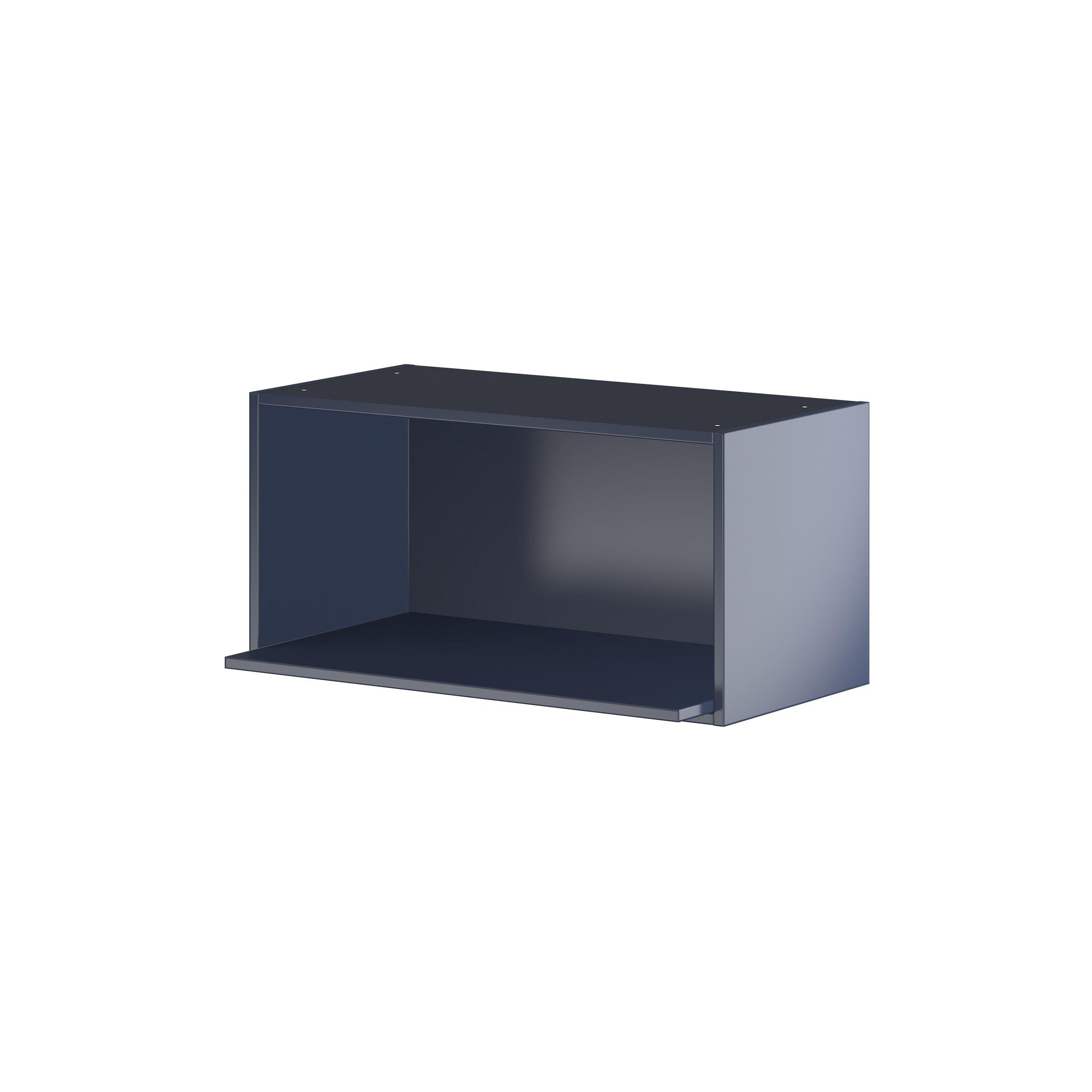 Peachtree 30 in. Painted Midnight Blue Microwave Wall Cabinet
