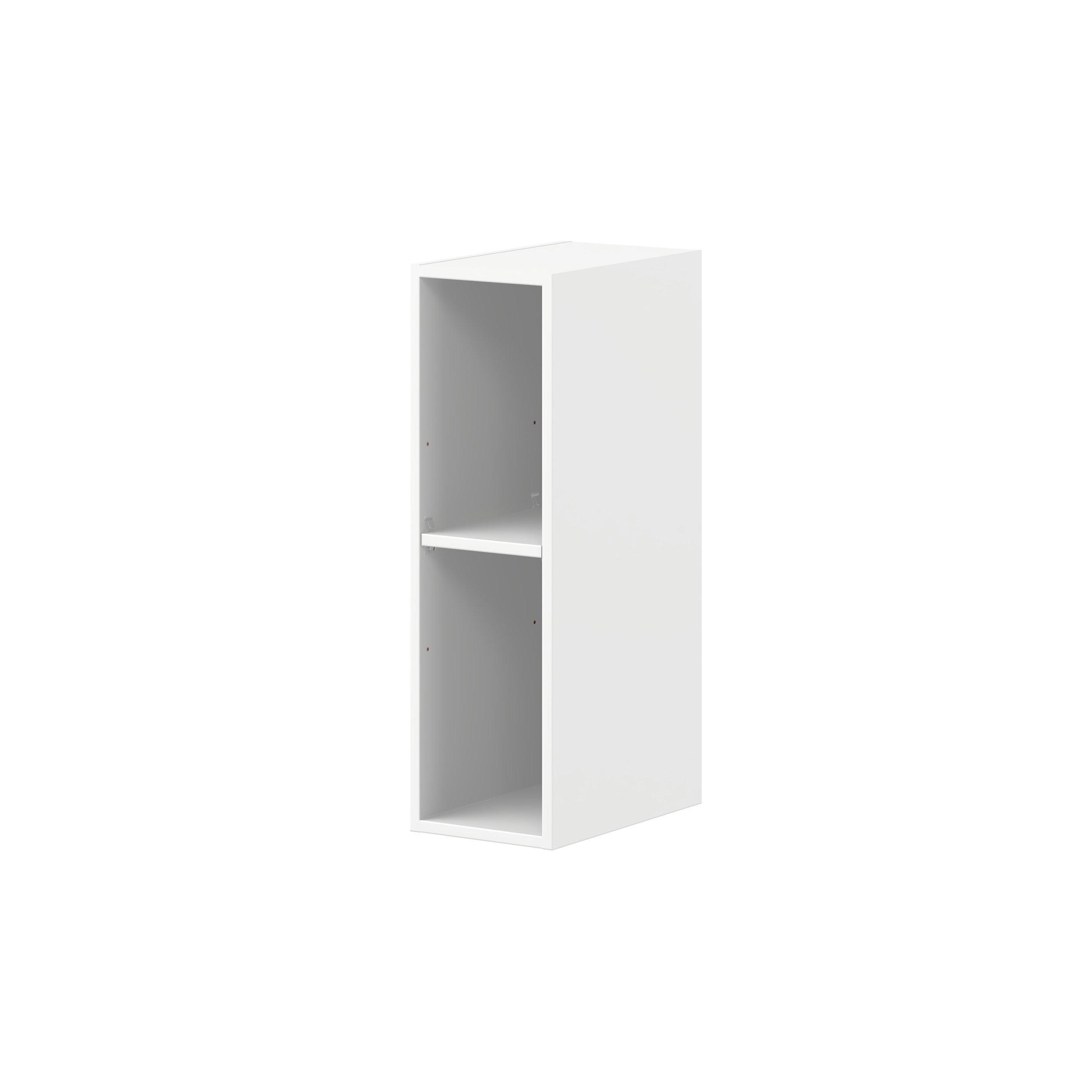 Summerhill 9 in. Bright White Open Shelf Wall Cabinet